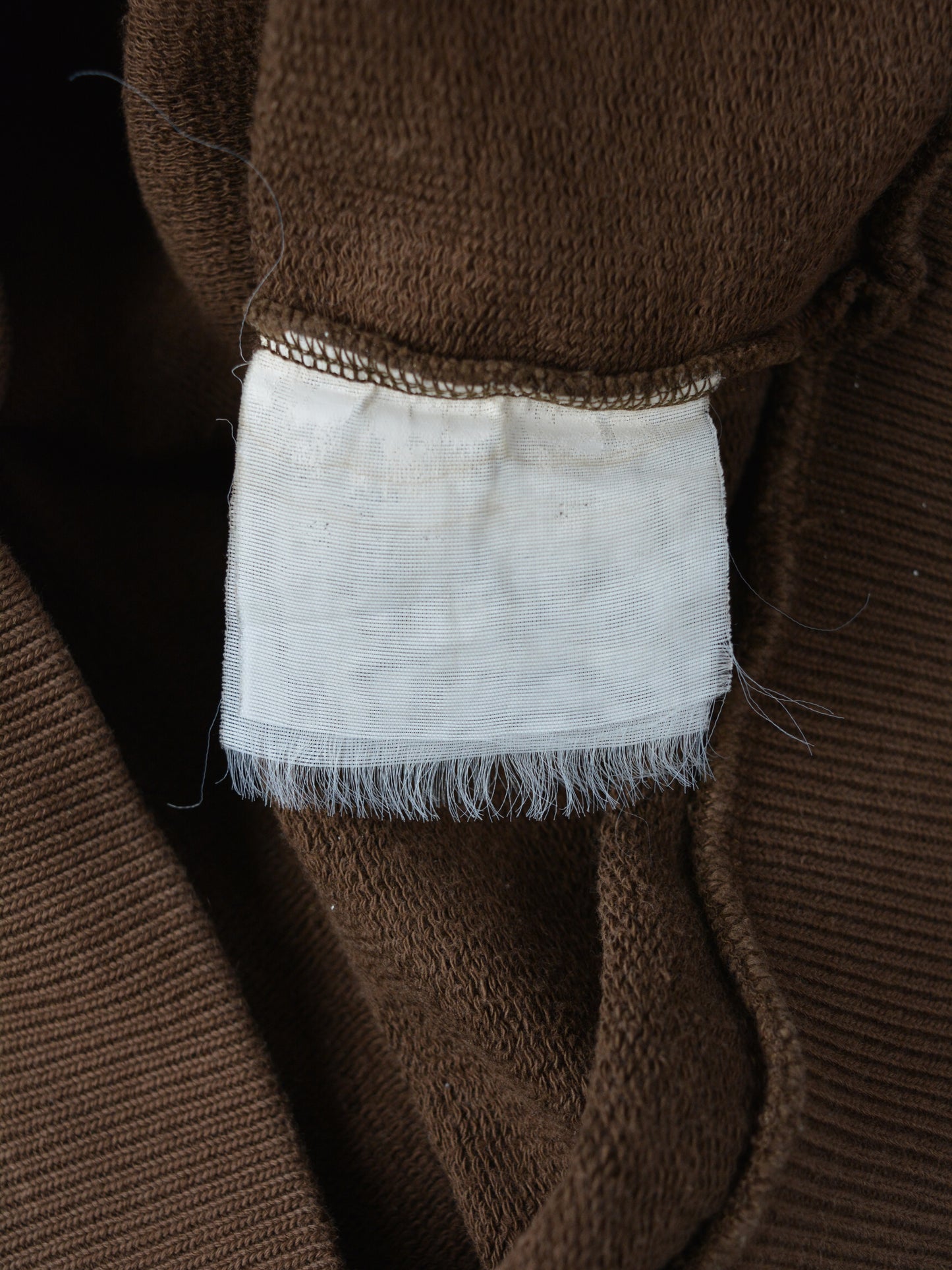 Gosha Rubchinskiy - A/W 2015 - flag hoodie (brown) - size M