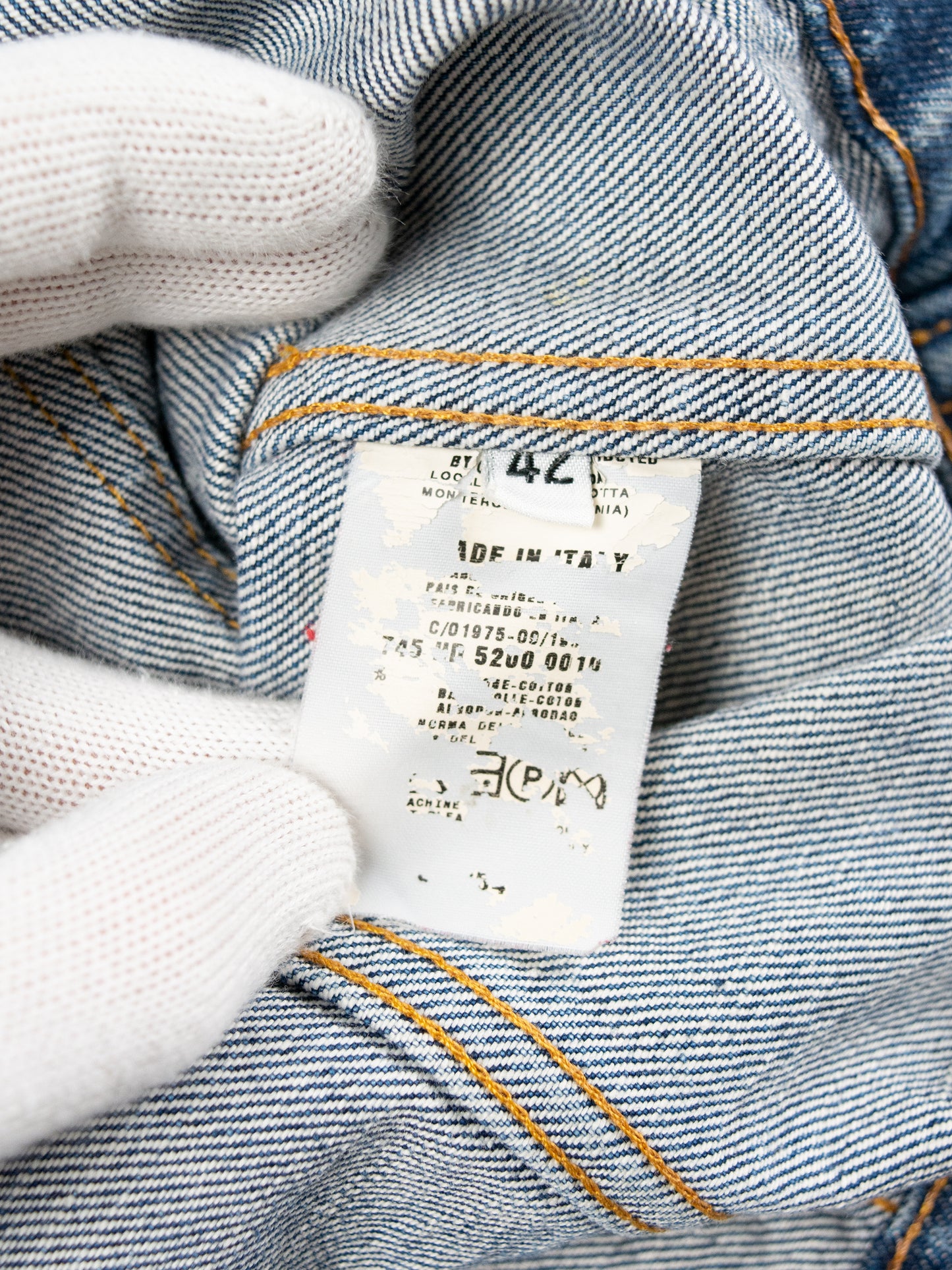 Helmut Lang Jeans - 1998 - denim vest - size 42 (M)