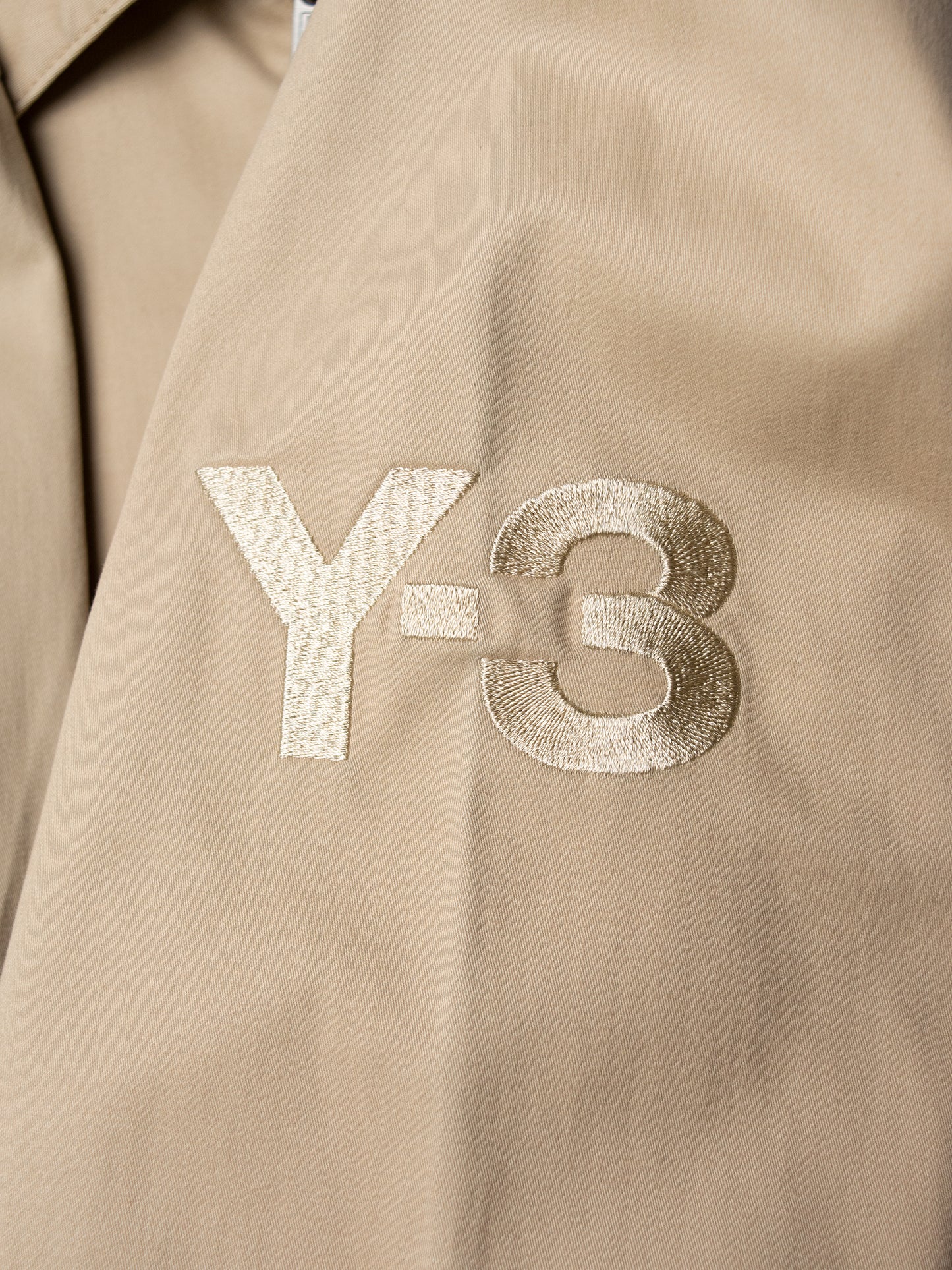 Y-3 - 2000s - work jacket with hidden side pockets (beige) - men's size M