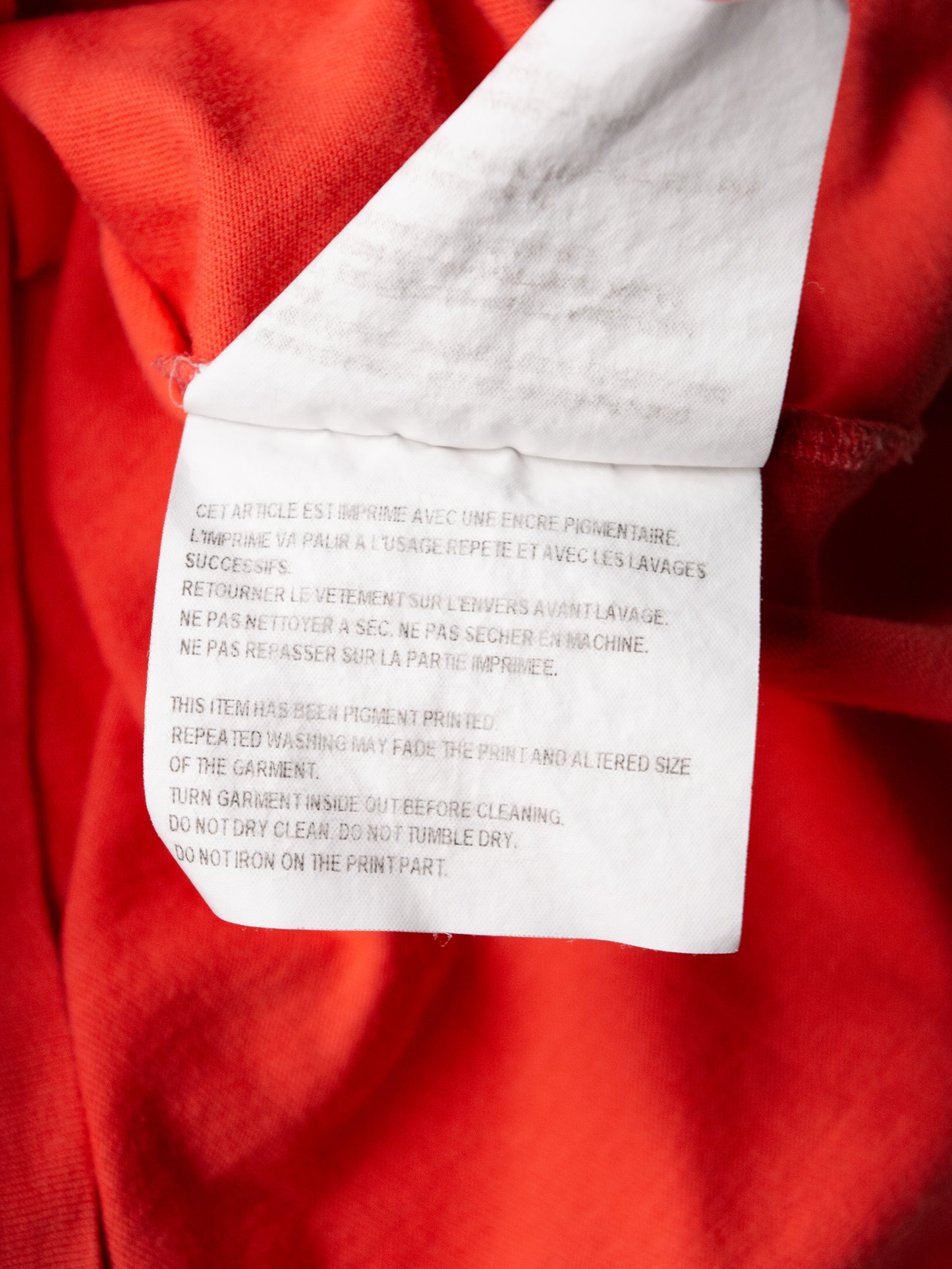 Gosha Rubchinskiy - A/W 2013 - "Dawn" t-shirt (pink) - size S