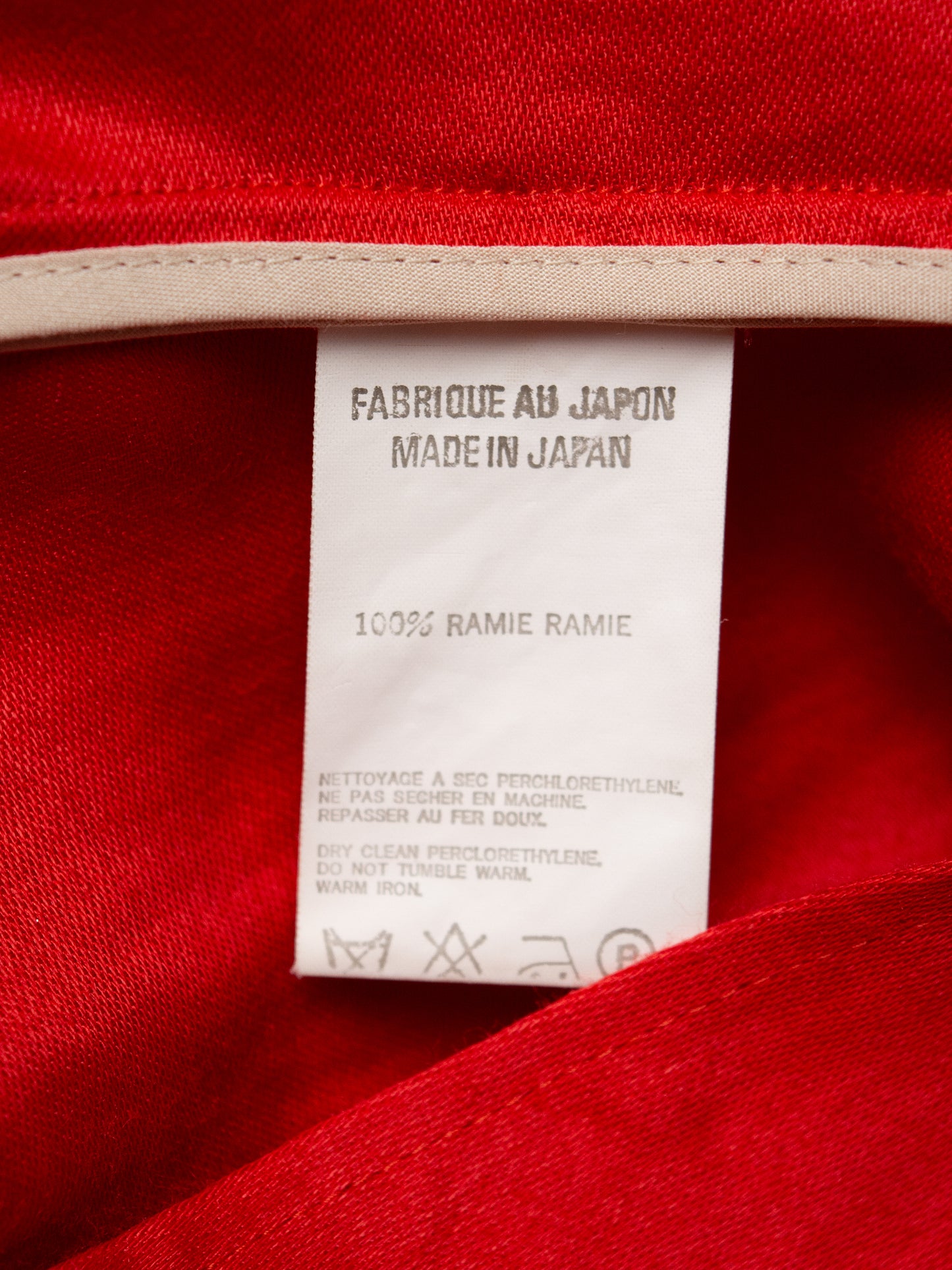 Yohji Yamamoto - S/S 2005 - asymmetric ramie jacket - size 2