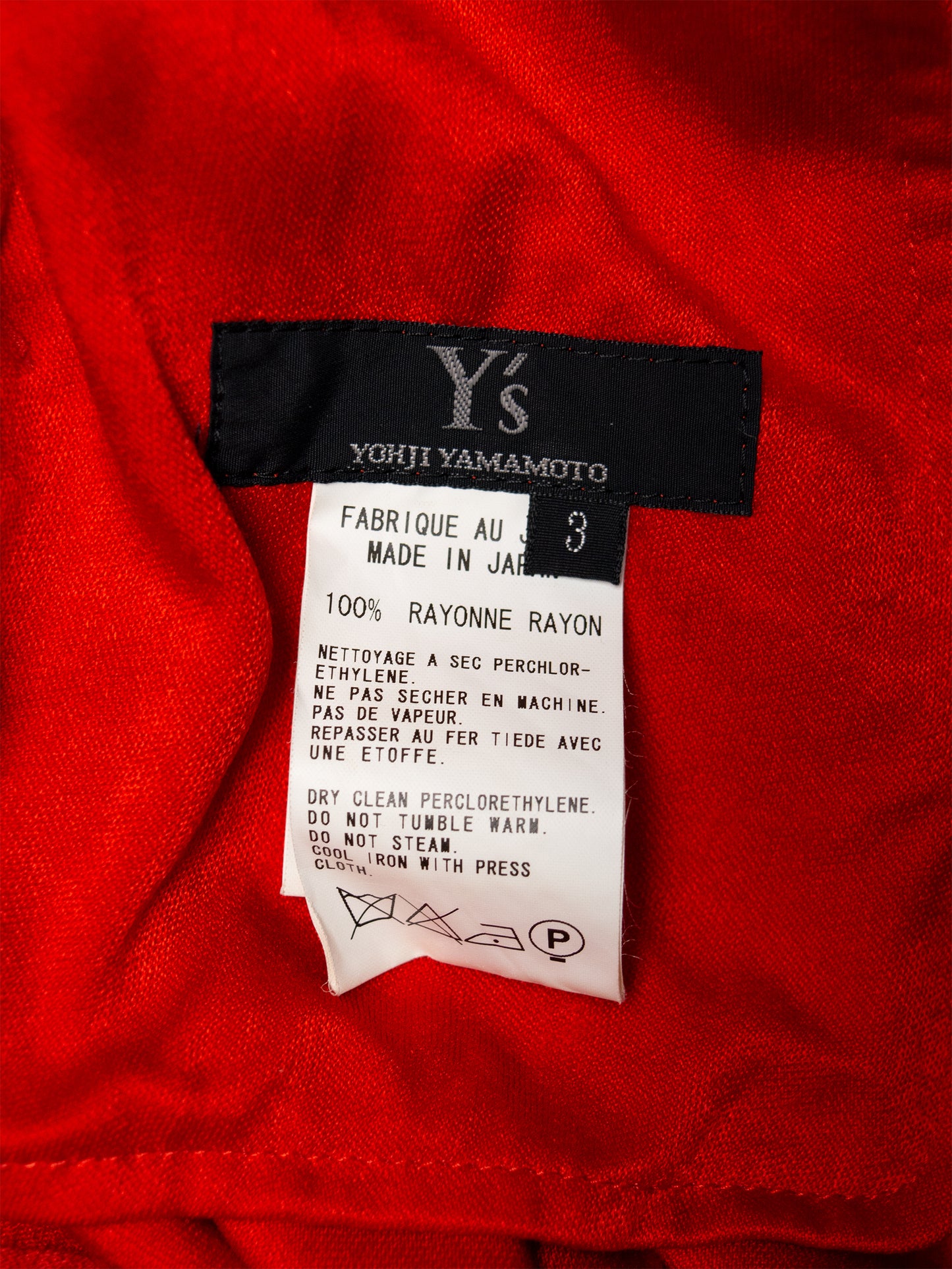 Y's by Yohji Yamamoto - A/W 2004 - rayon sarouel pants - women's size 3