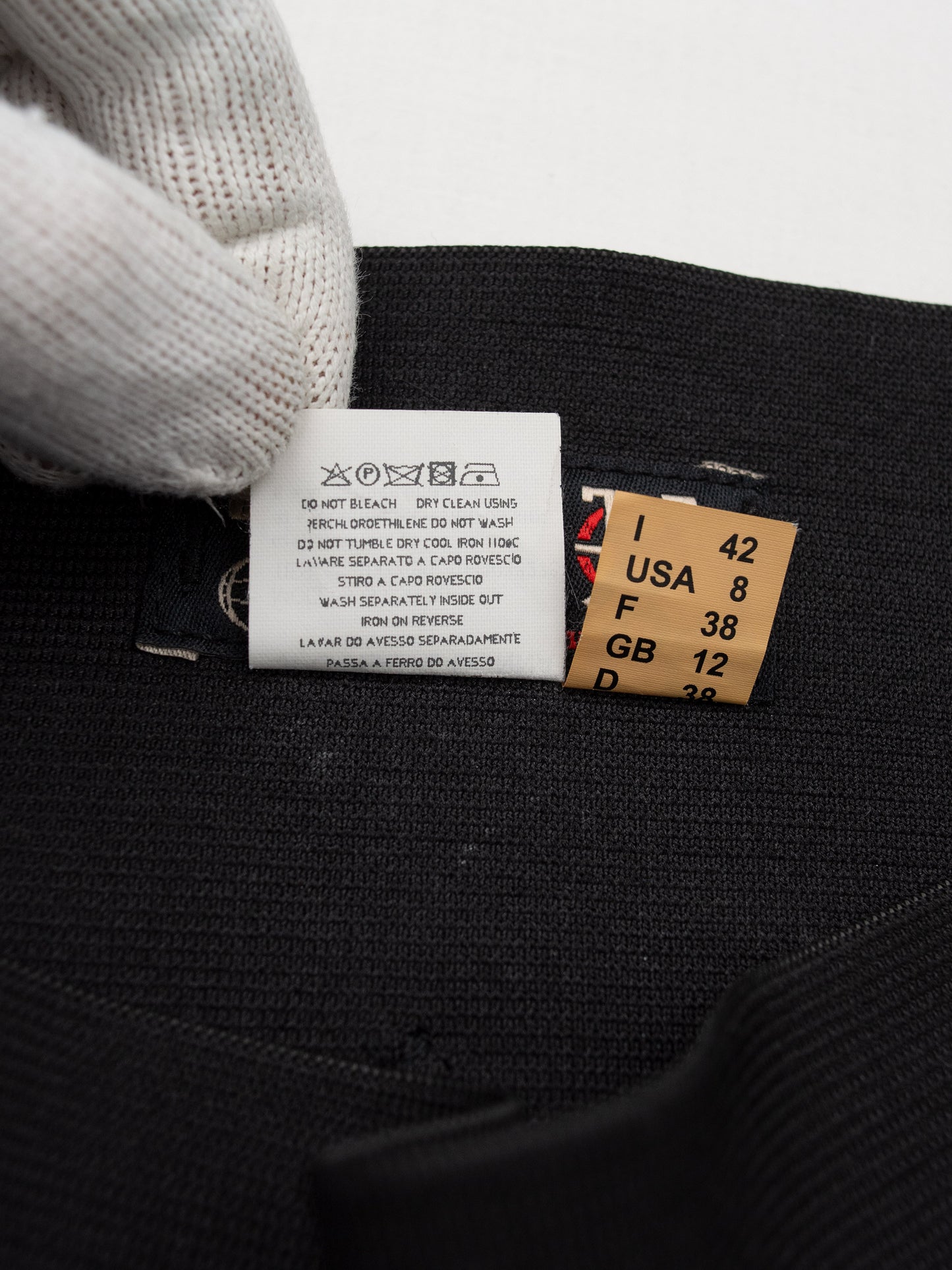 JPG.Jean's - (vintage) - pinstriped wool skirt - size 42