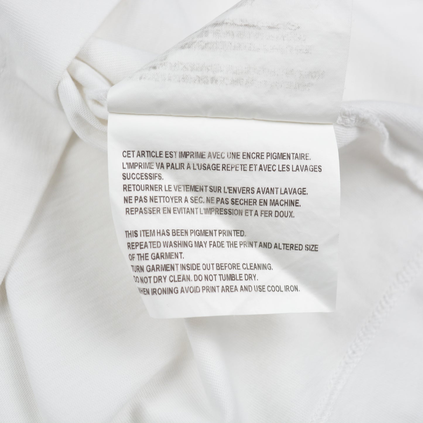 Gosha Rubchinskiy - S/S 2015 - OG logo t-shirt (white) - size M