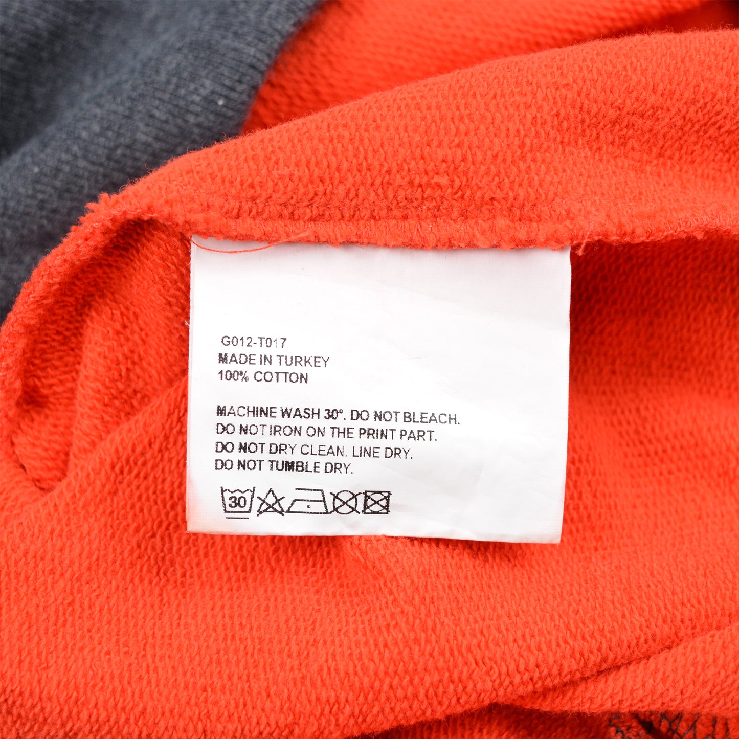 Gosha Rubchinskiy - S/S 2018 - split crewneck (dark grey/red) - size M