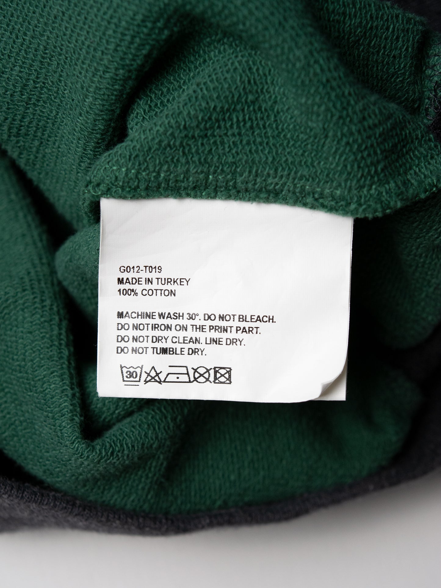 Gosha Rubchinskiy - S/S 2018 - combo hoodie (green) - size S