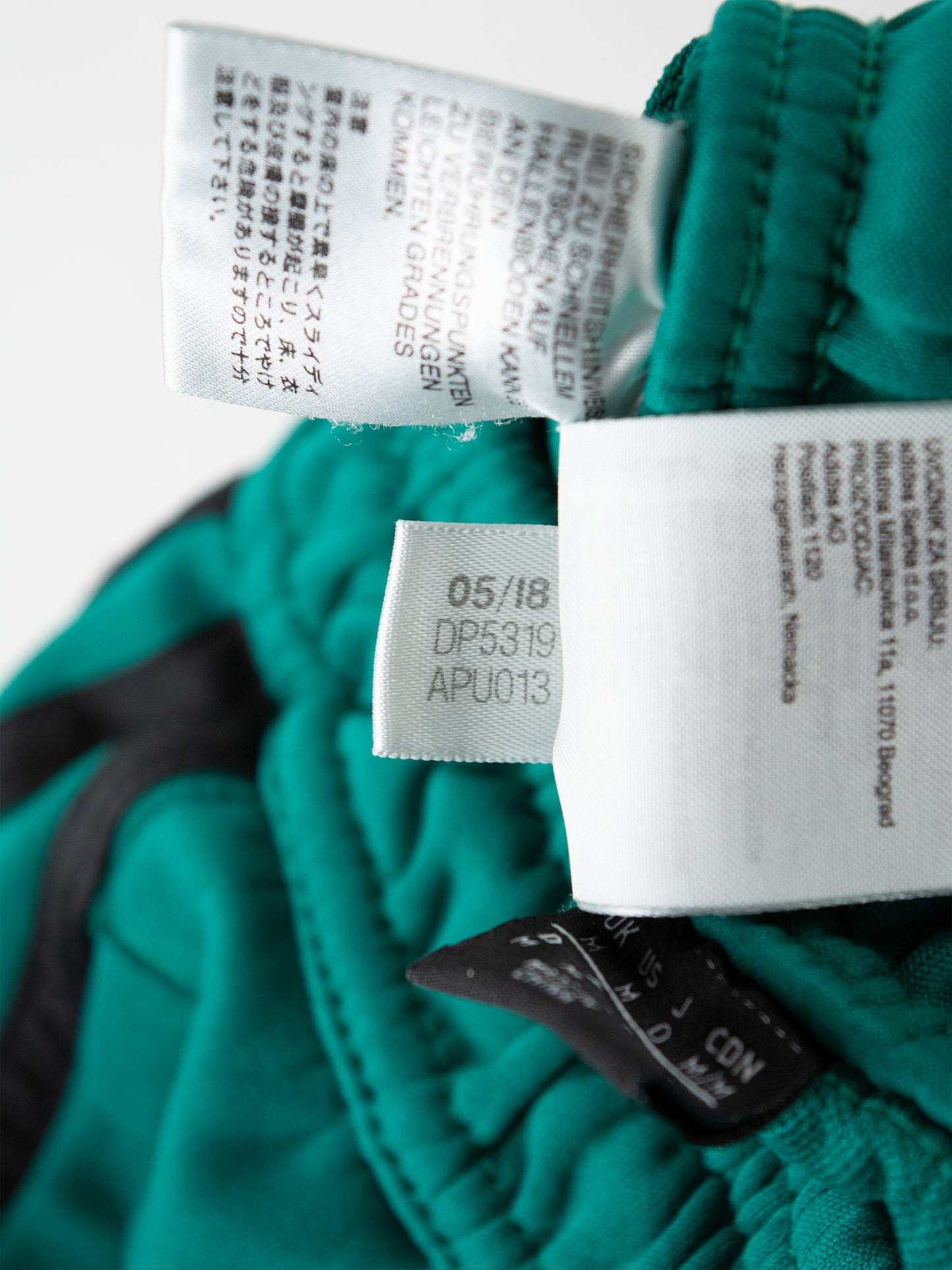 Adidas X Gosha Rubchinskiy - A/W 2018 - "World Cup" track pants (green) - size M