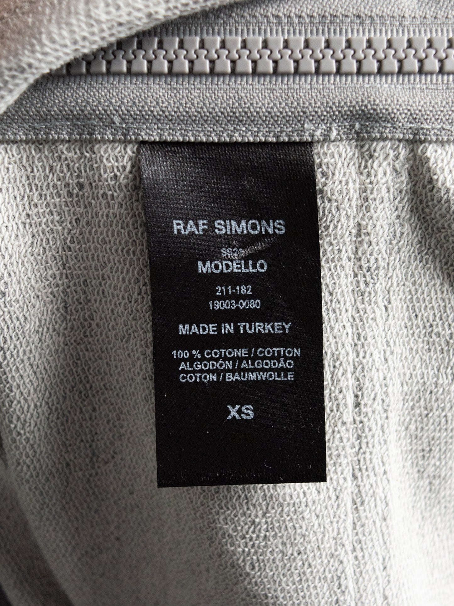 Raf Simons - S/S 2021 - Medium Lenght Uni Fleece Cape