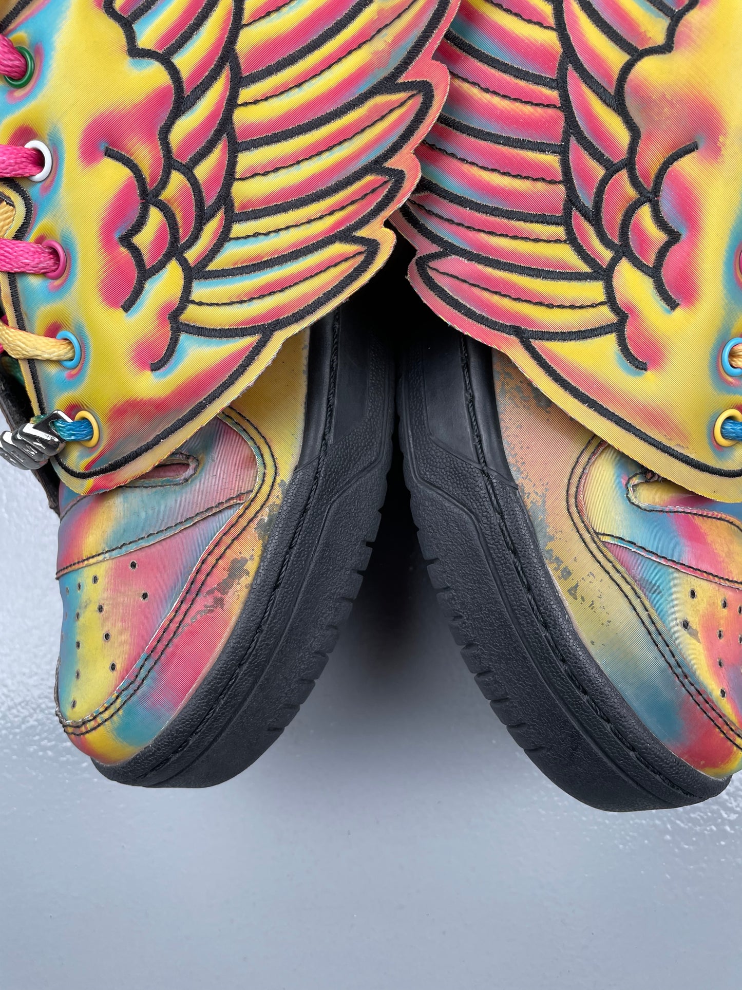 adidas X Jeremy Scott S/S 2010 JS Wings 1.0 'Rainbow' - size 46