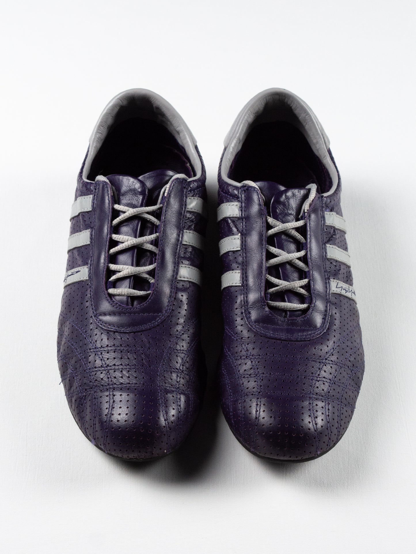 Adidas X Yohji Yamamoto - S/S 2002 - Prajna Lo (Eggplant/Aluminium) - size 44 2/3