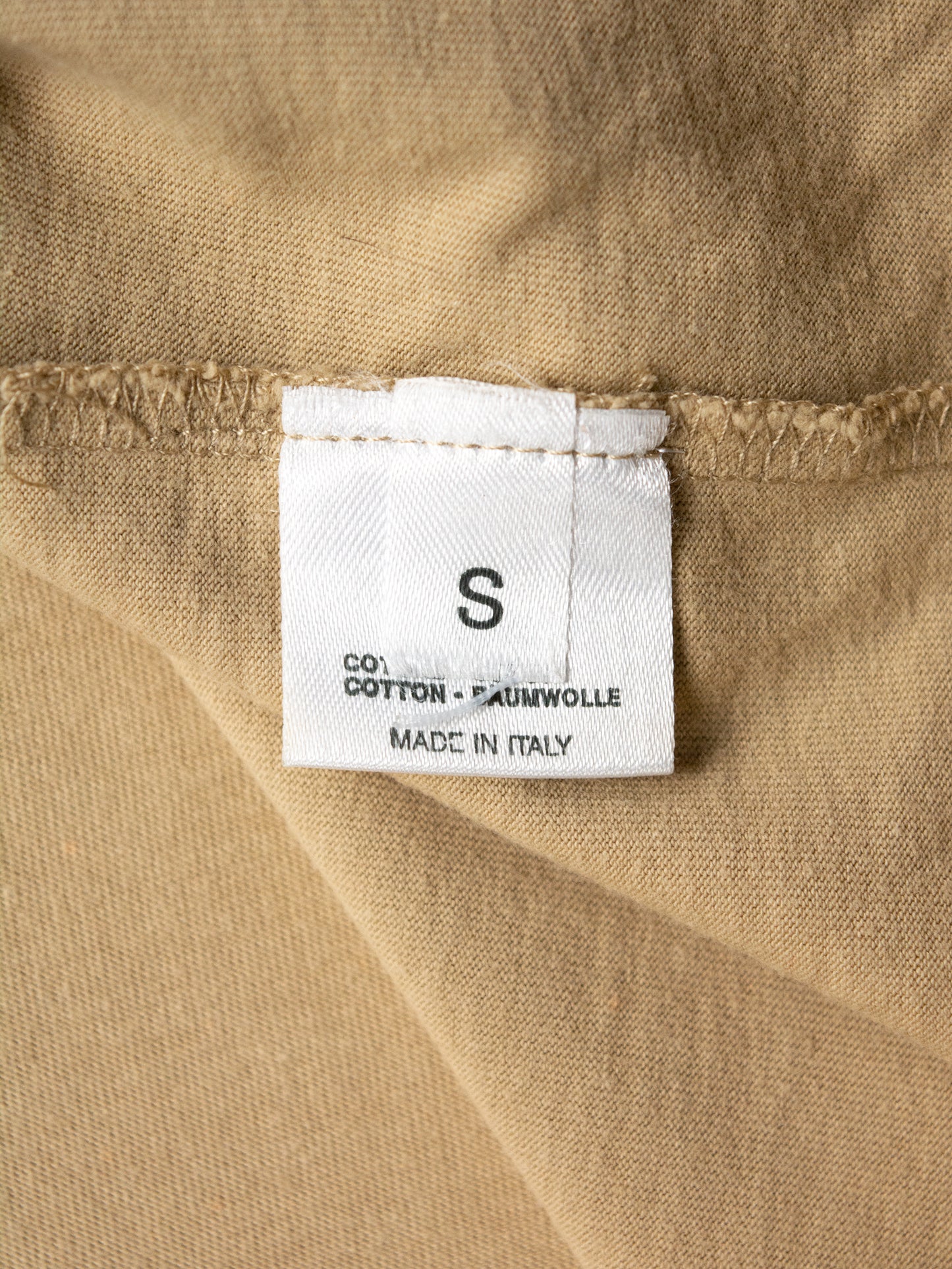 aestheticterrorists by WALTER - S/S 2002 - "Freak?" t-shirt (beige) - size S