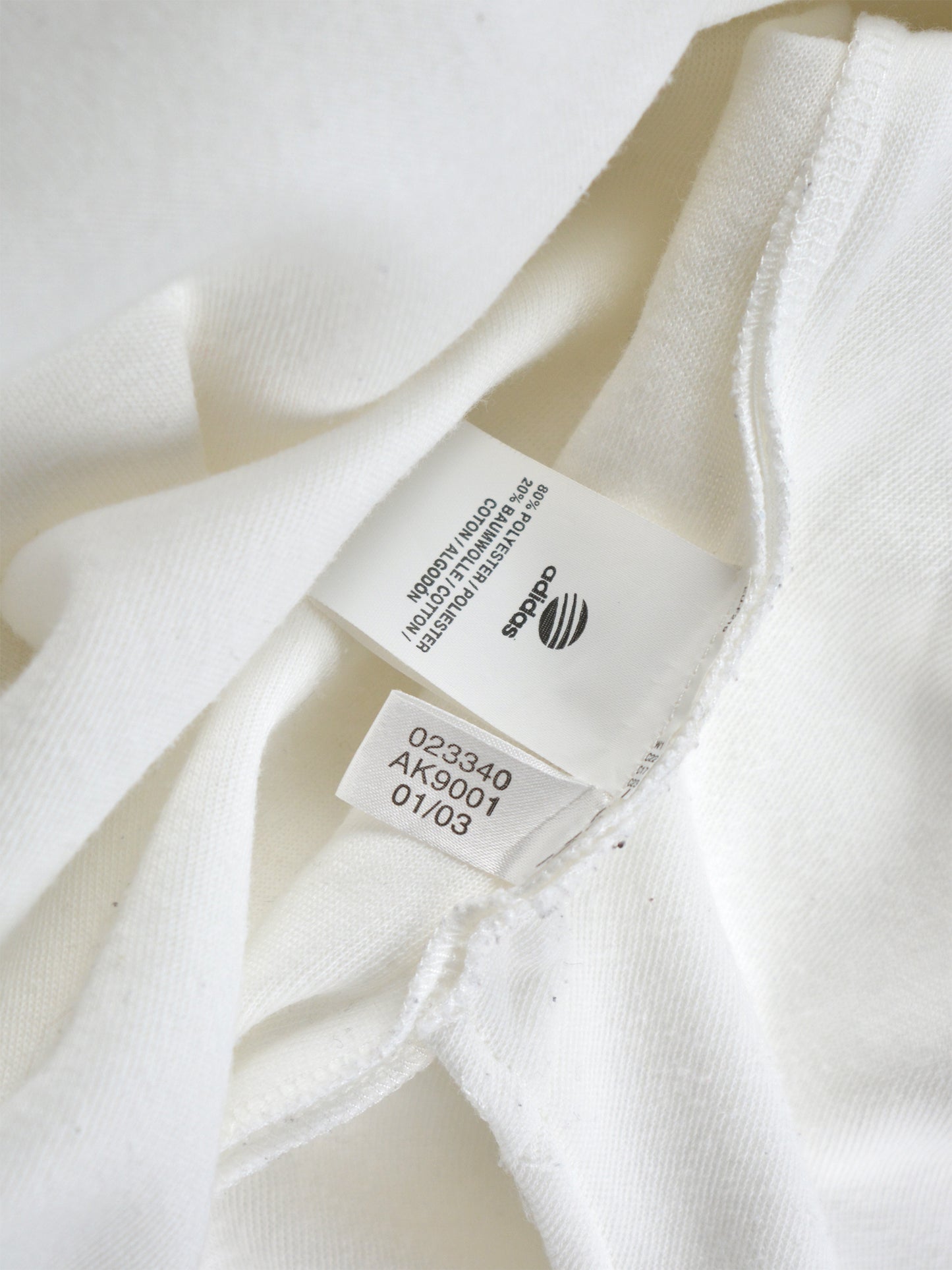Y-3 - S/S 2003 - hooded track-dress (white) - size M
