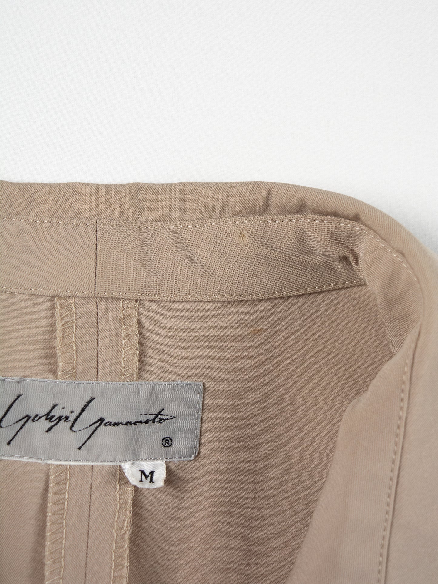 Yohji Yamamoto - (late 80's / early 90's) linen shirt - size M