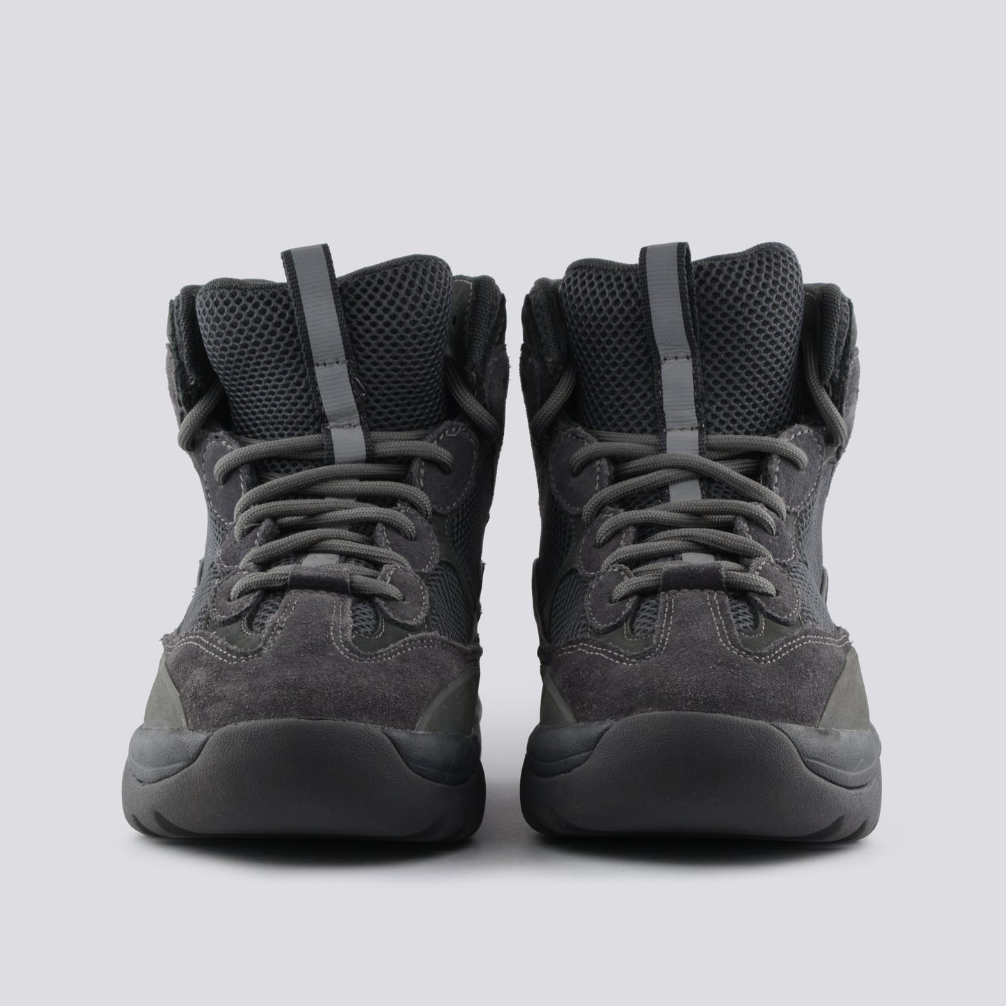 YEEZY Season 6 (2018) - Thick Suede, Mesh and Nubuck Desert Boot (Graphite) - size 41