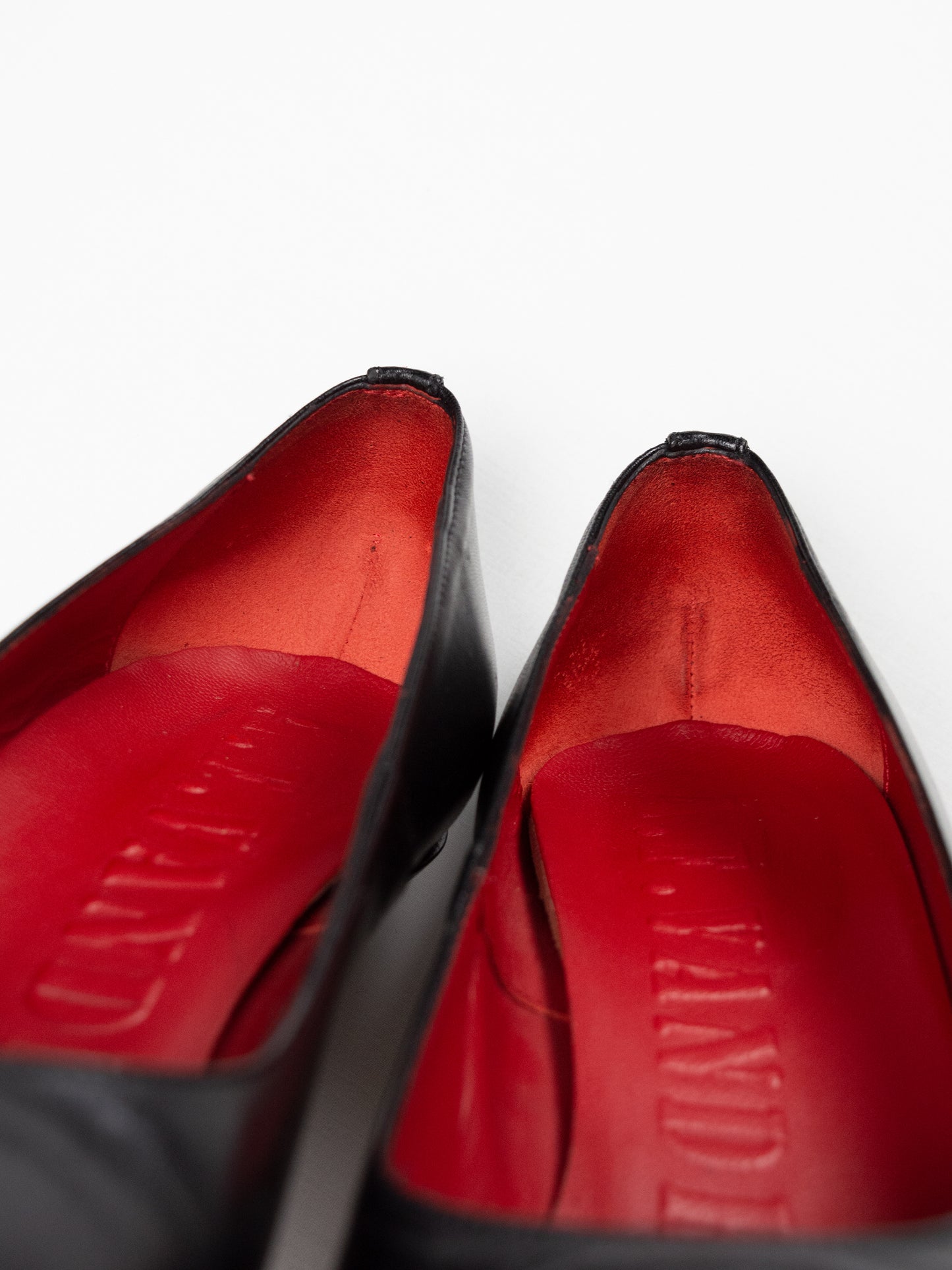 A.F.Vandevorst - round toe low heel pumps (black/red) - size 37 (75mm heel)