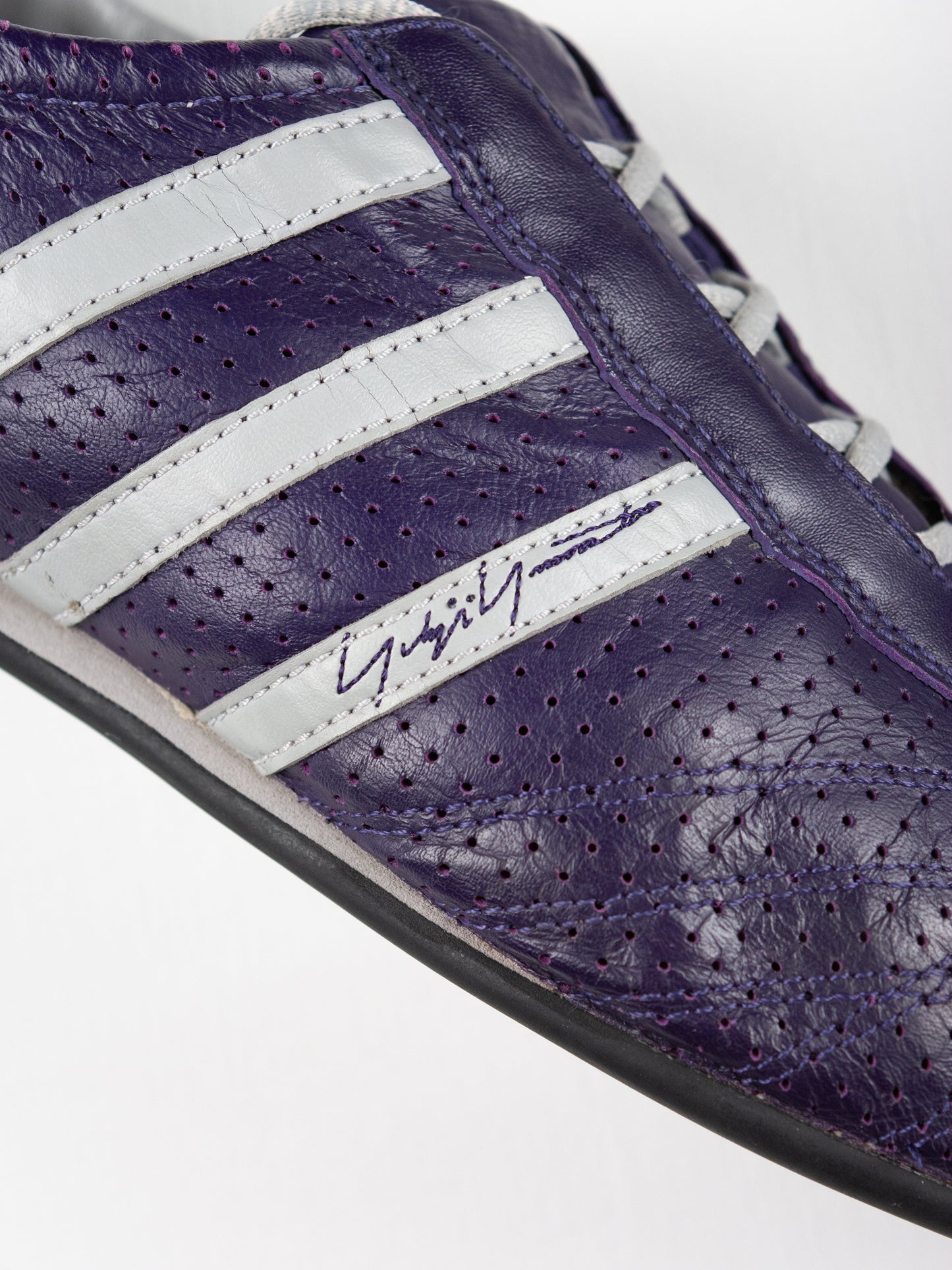 Adidas X Yohji Yamamoto - S/S 2002 - Prajna Lo (Eggplant/Aluminium) - size 44 2/3