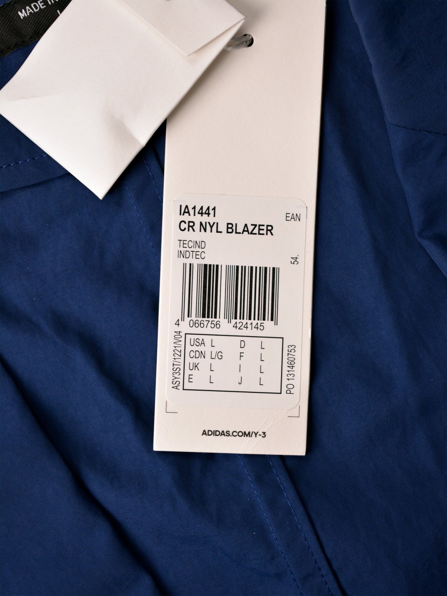 Y-3 - S/S 2023 - (unisex) Crinkle Nylon Blazer - size L