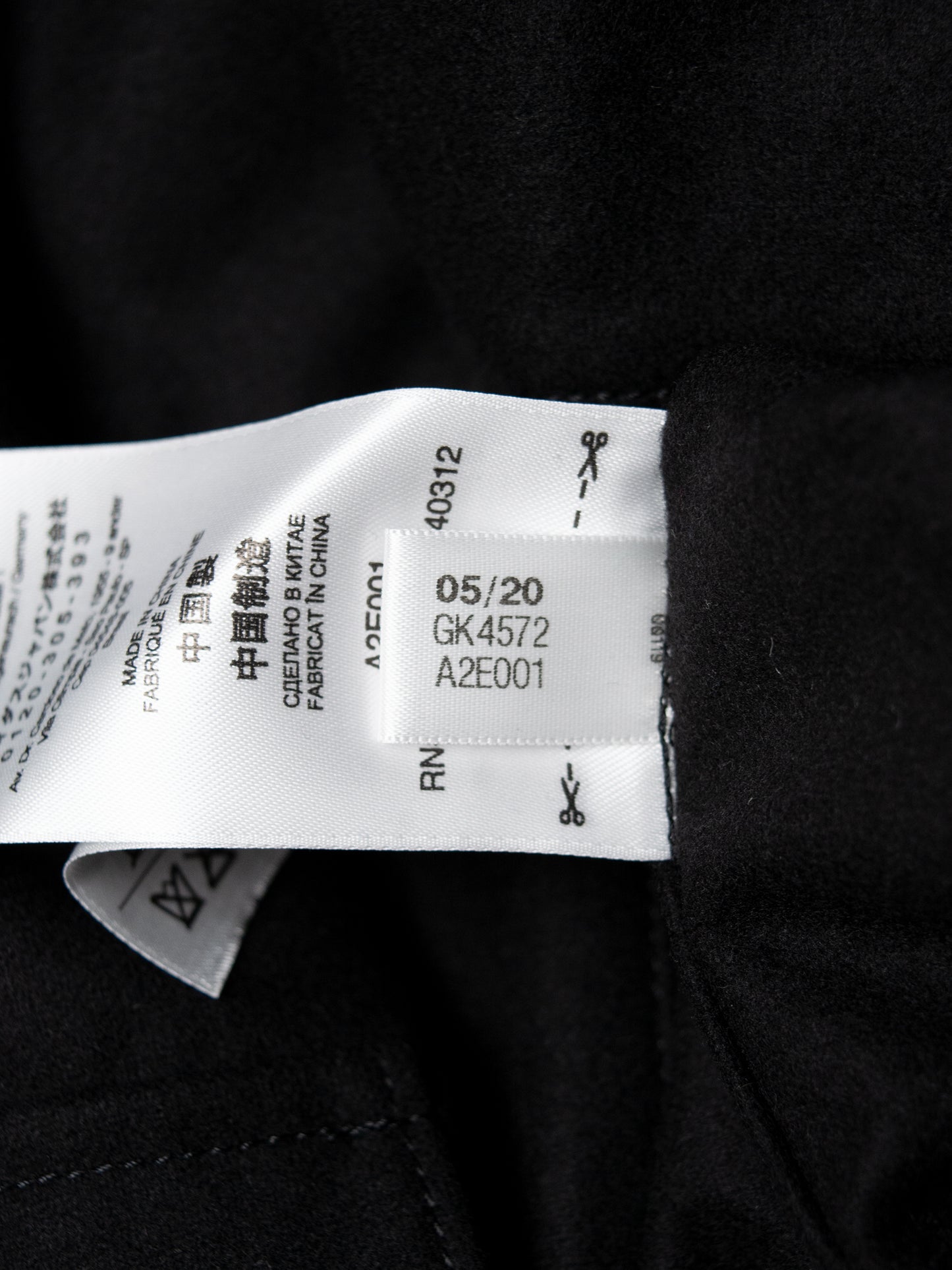 Y-3 - A/W 2020 - Classic Wool Flannel Shirt (Black) - size M