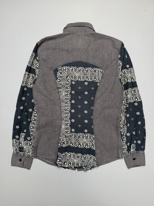 Moschino Jeans A/W 1987 paisley shirt - women's size S