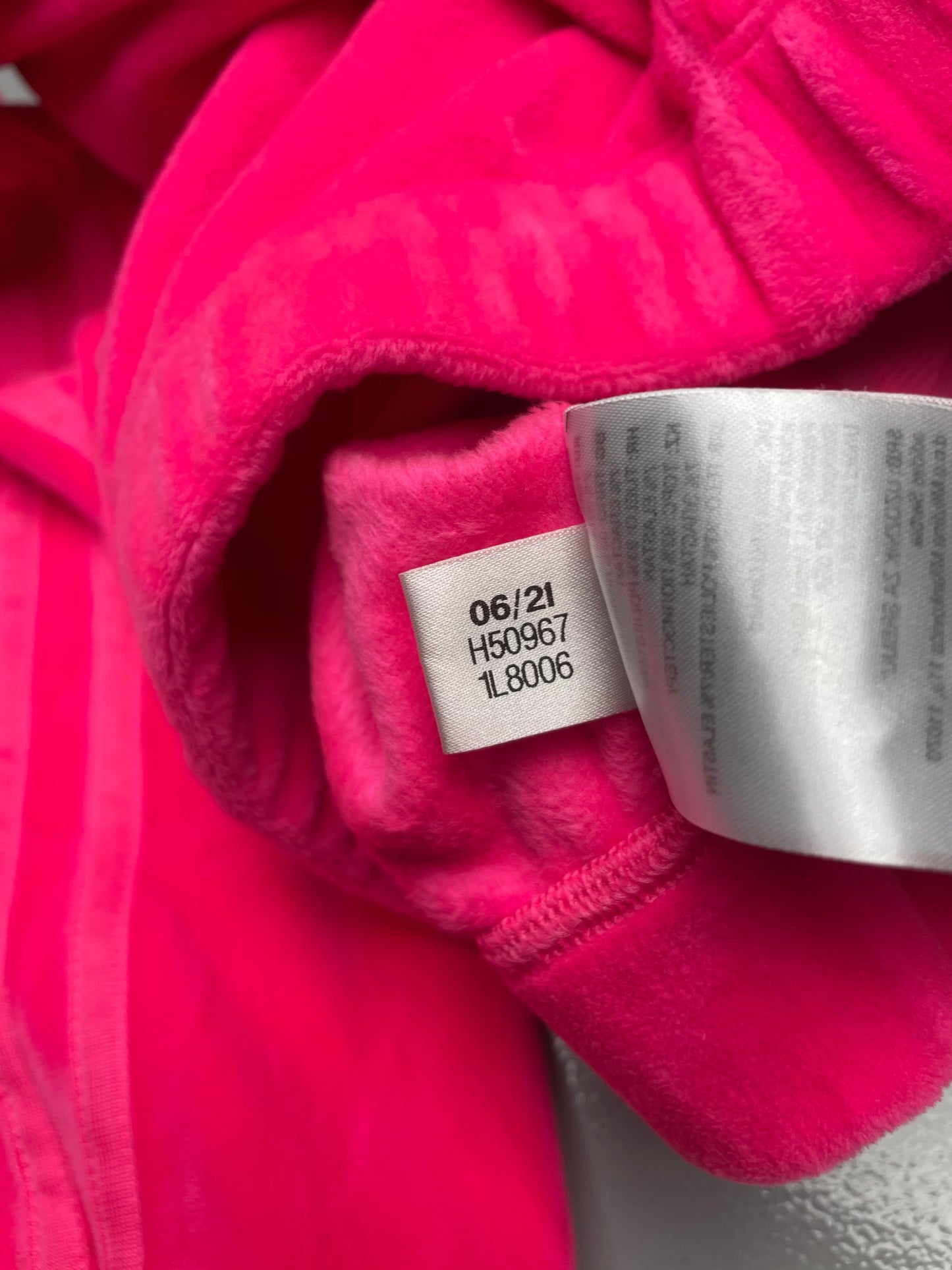 adidas Originals X Jeremy Scott 2021 JS Track Crop Top (pink) - size XS