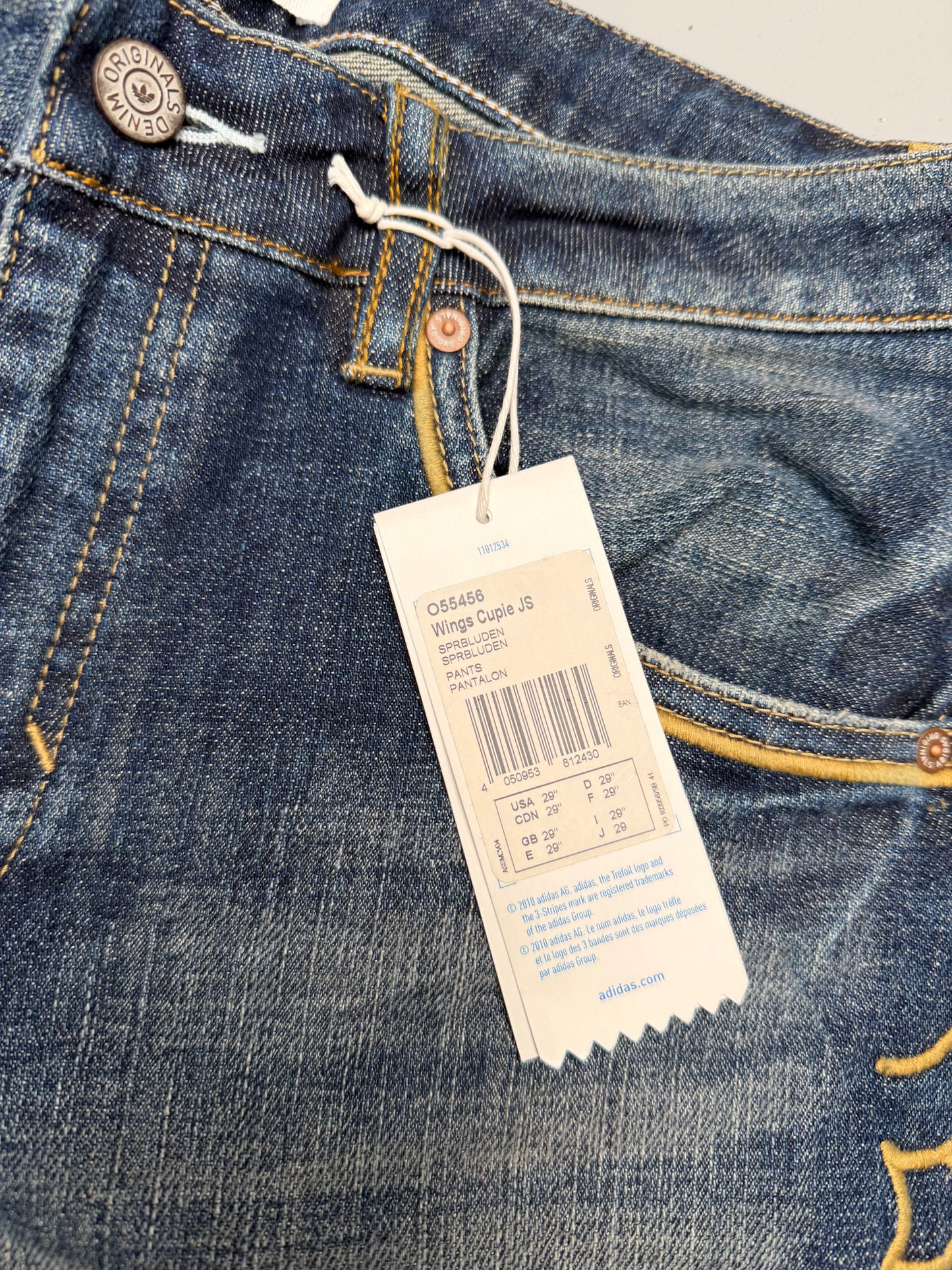 adidas Originals by Jeremy Scott A/W 2011 Wings Cupie JS skinny jeans - size 29