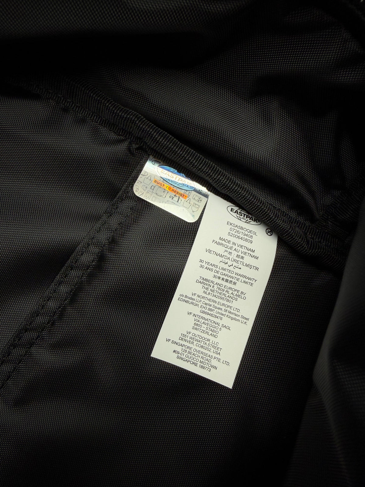 Eastpak X Walter Van Beirendonck A/W 2026 Walter Pak'r (Black Faux Leather)