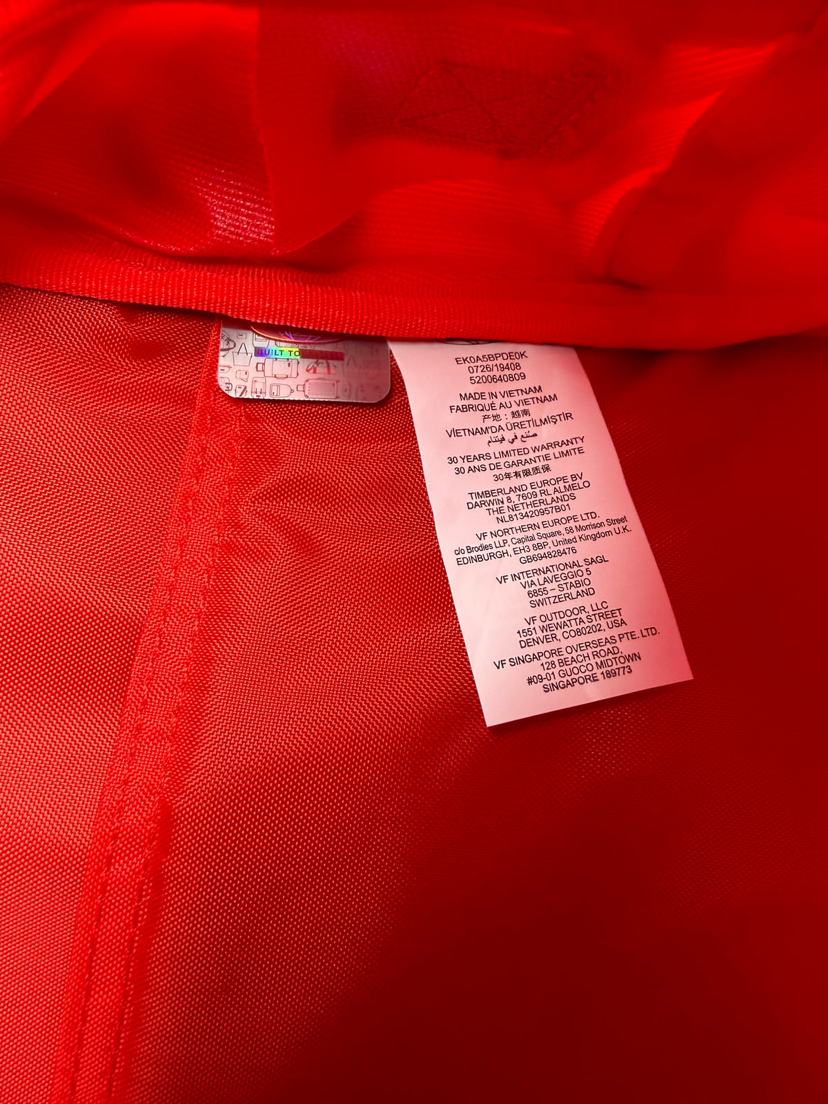 Eastpak X Walter Van Beirendonck A/W 2026 Walter Pak'r 3057 (Red)