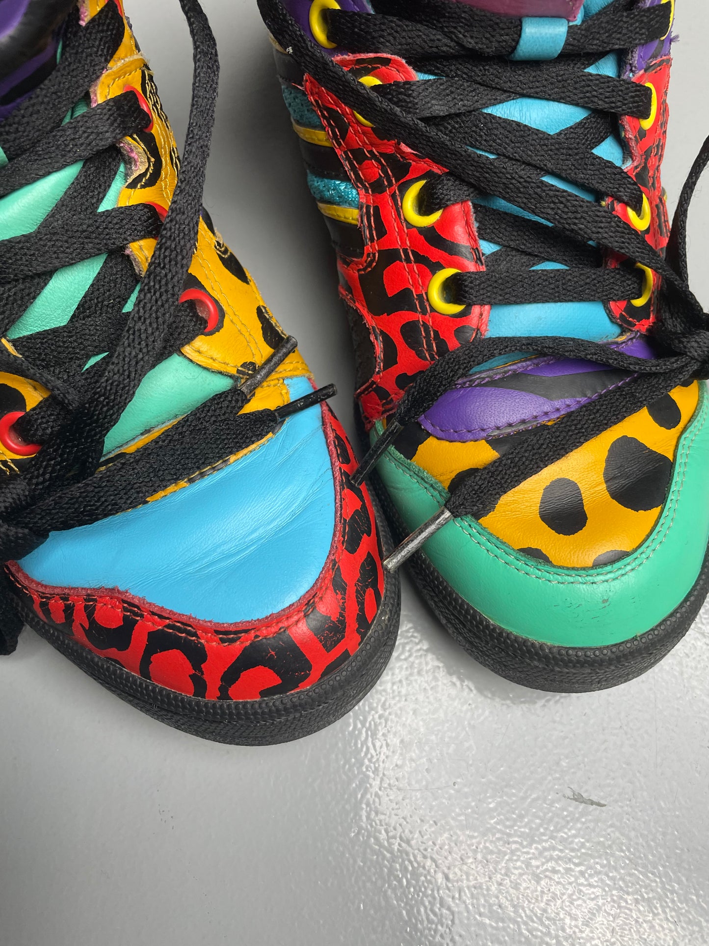 adidas Originals by Jeremy Scott A/W 2012 JS Instinct Hi (Multicolor) - size 40