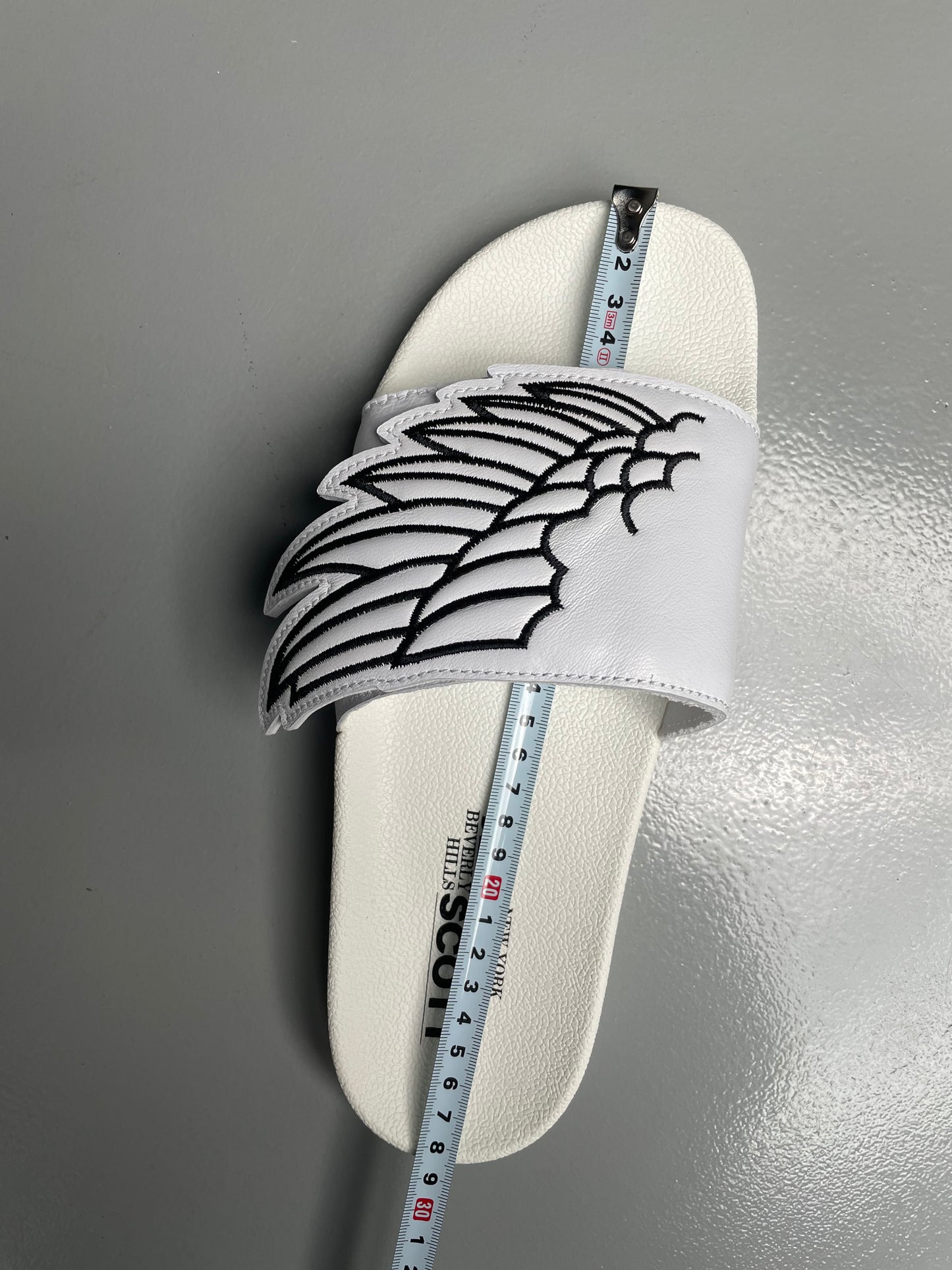 adidas Originals X Jeremy Scott 2022 Monogram Adilette Wings - size 44 1/2