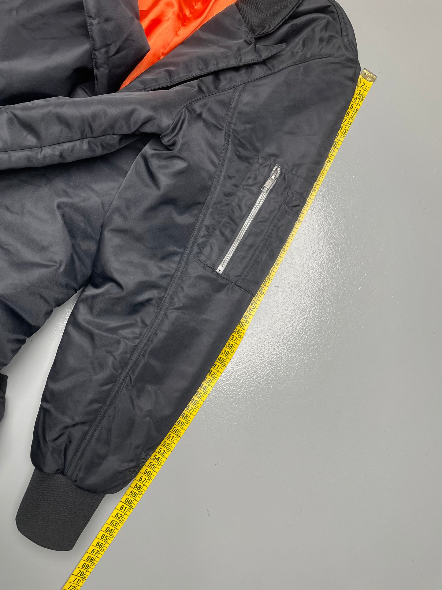 (sample) adidas Originals by Jeremy Scott A/W 2015 Tuxedo Bomber - women's size M