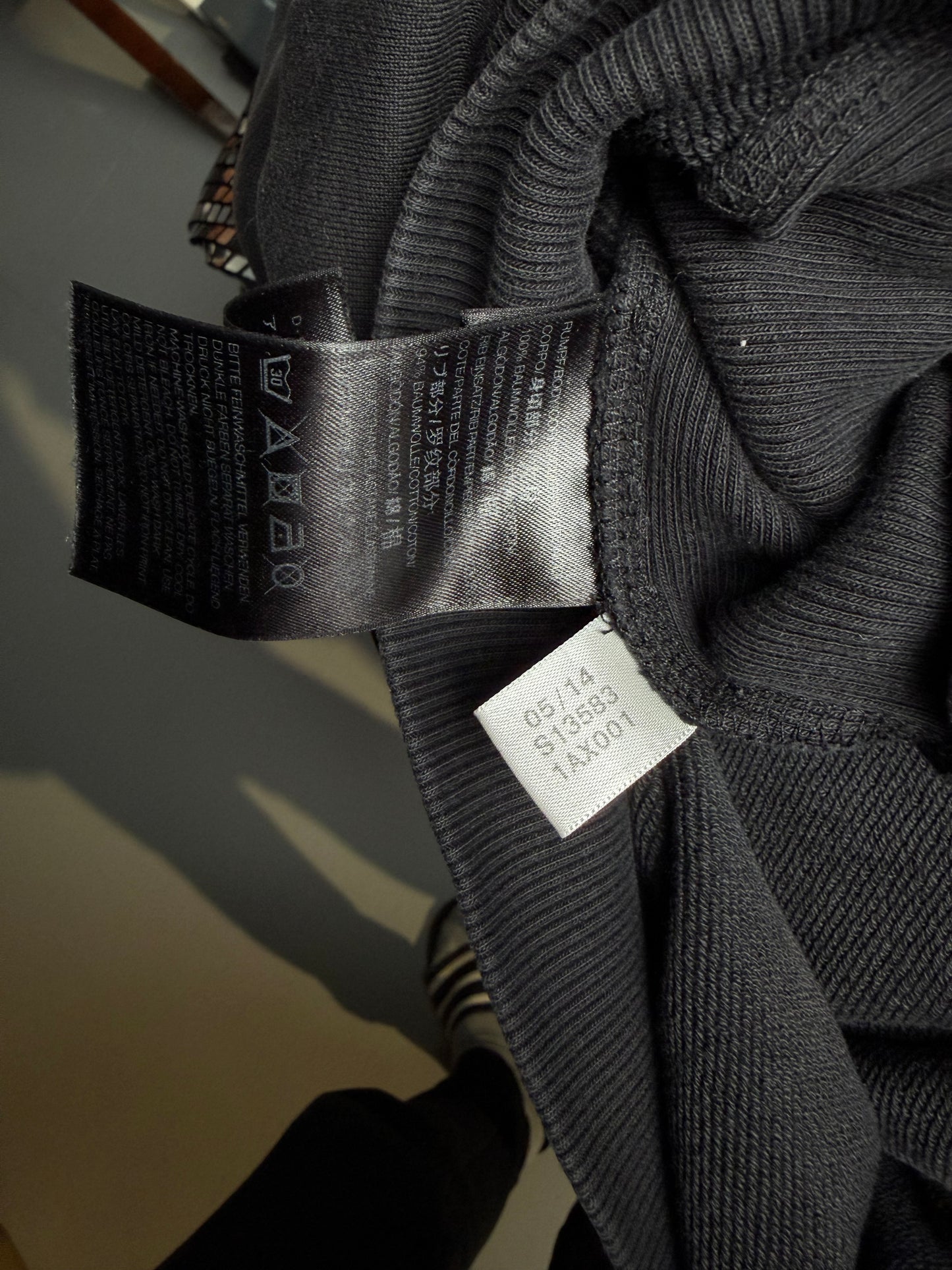 Y-3 A/W 2014 classic back logo crewneck - men's size M