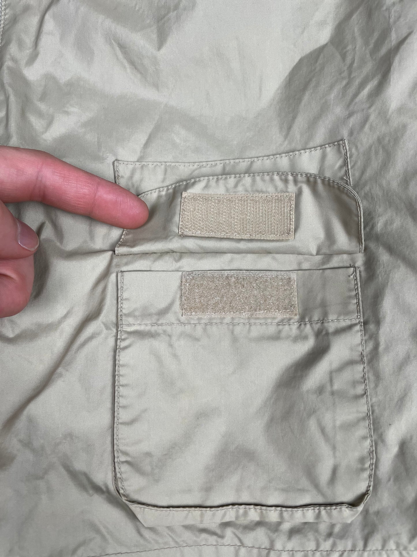 vintage Armani Jeans cropped jacket with packable hood - men's size 48 (M)
