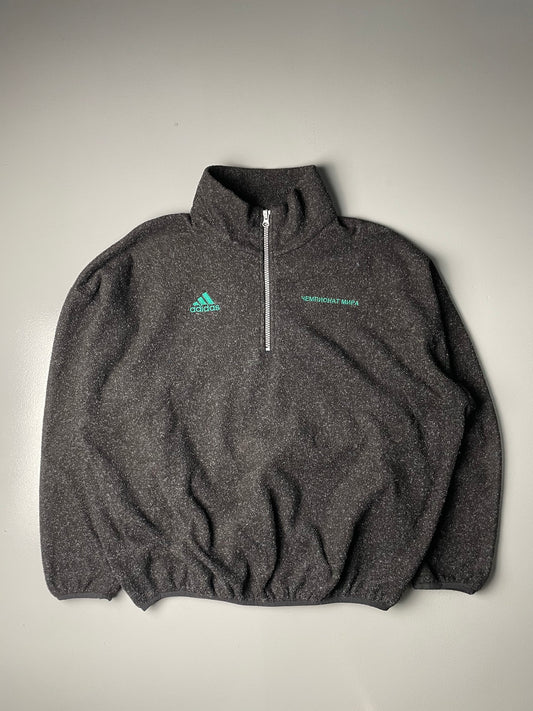 adidas X Gosha Rubchinskiy A/W 2018 World Cup half-zip fleece (black) - size L