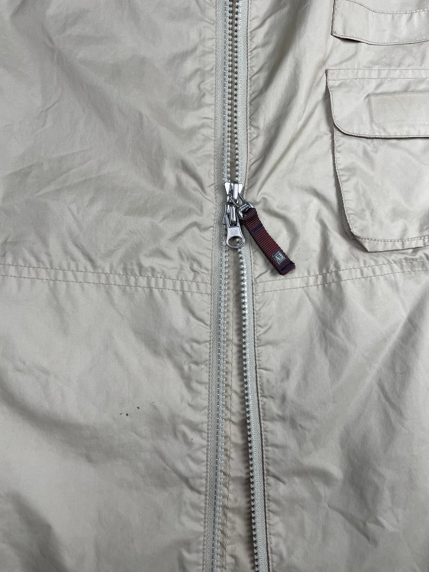 vintage Armani Jeans cropped jacket with packable hood - men's size 48 (M)