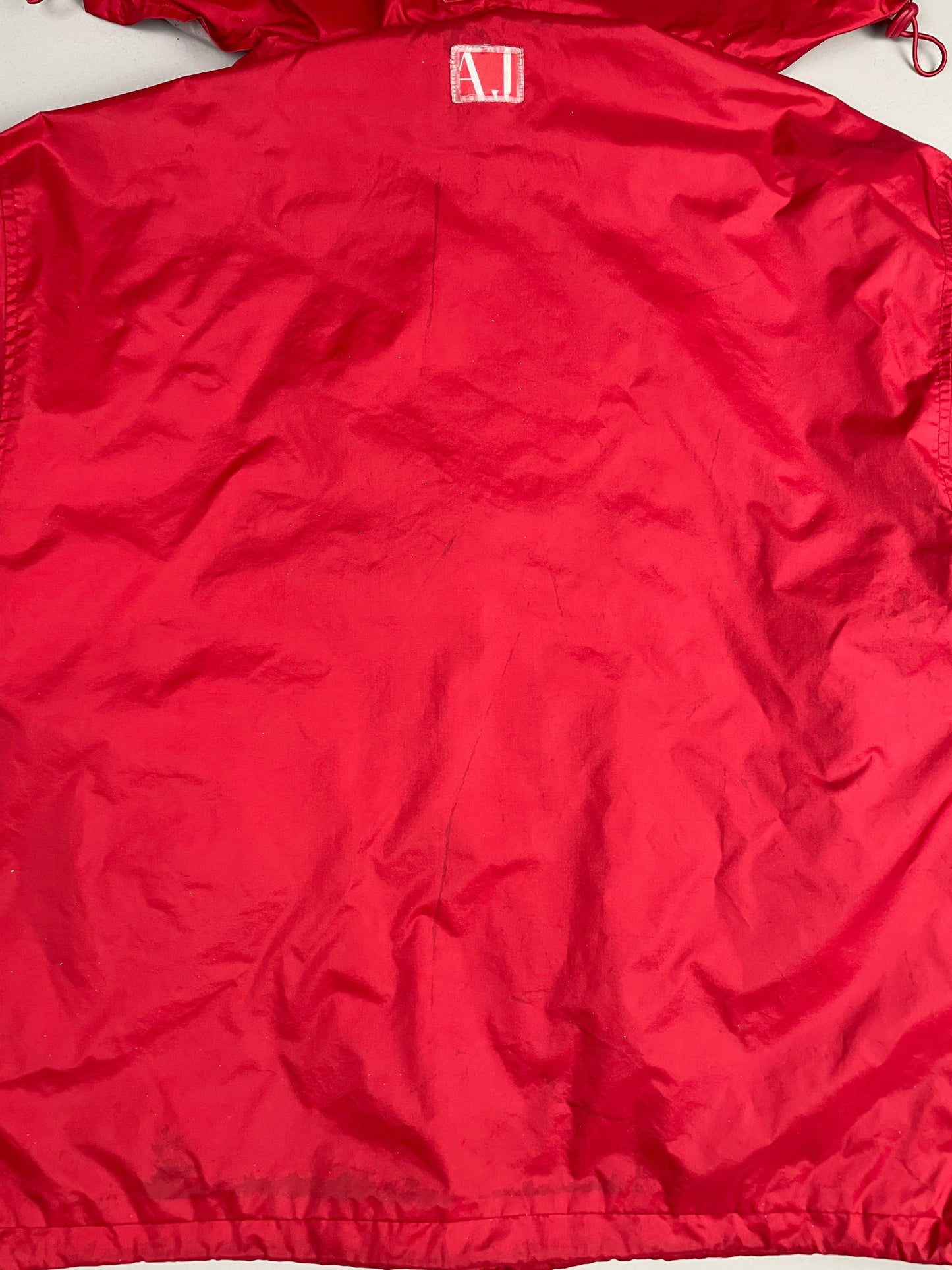 vintage Armani Jeans windbreaker with packable hood - men's size 48 (M)