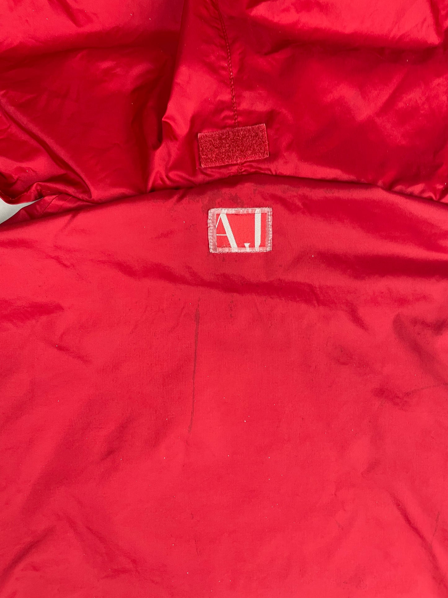 vintage Armani Jeans windbreaker with packable hood - men's size 48 (M)