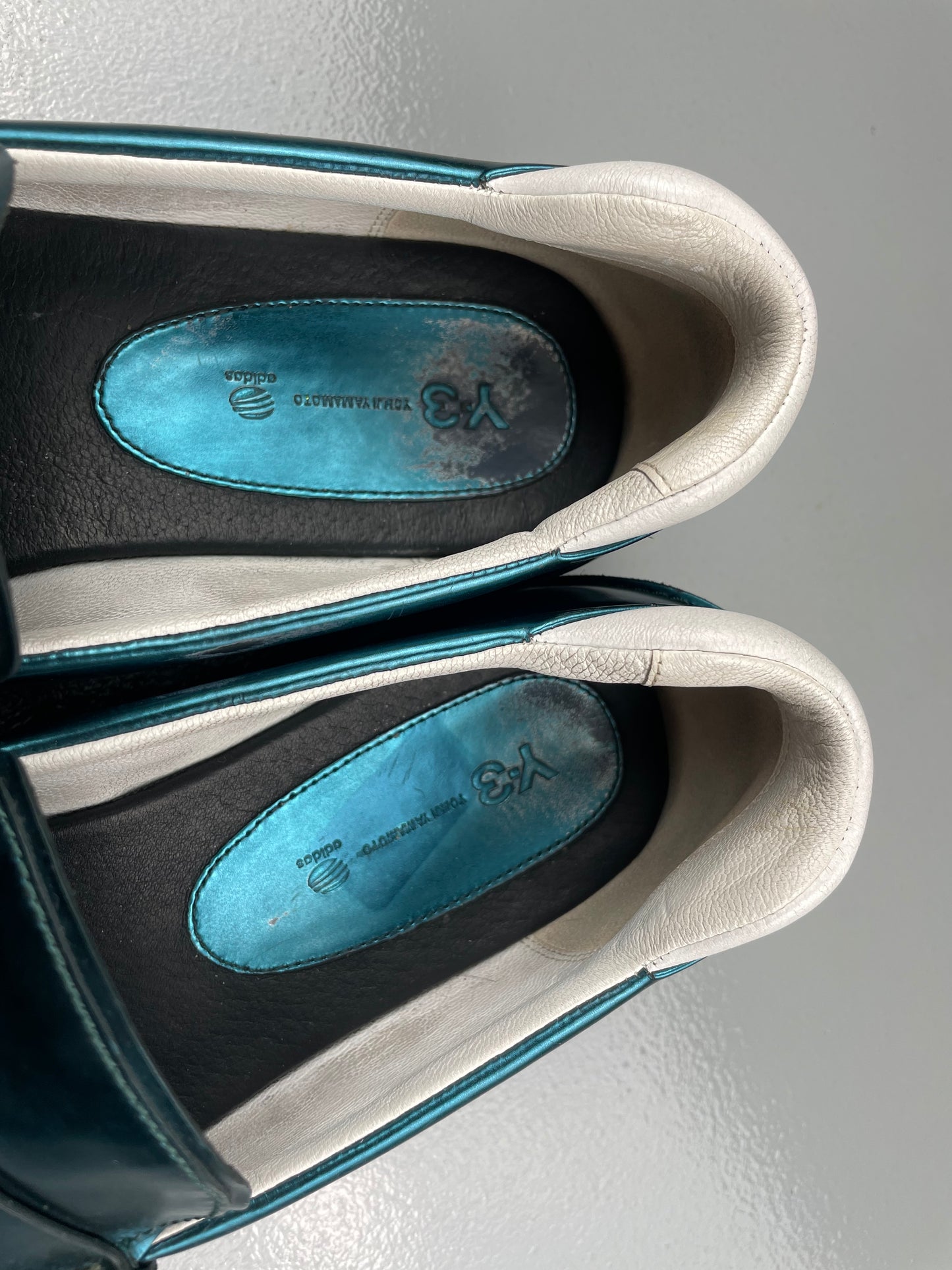 Y-3 sample platform metallic loafers - size 42 2/3
