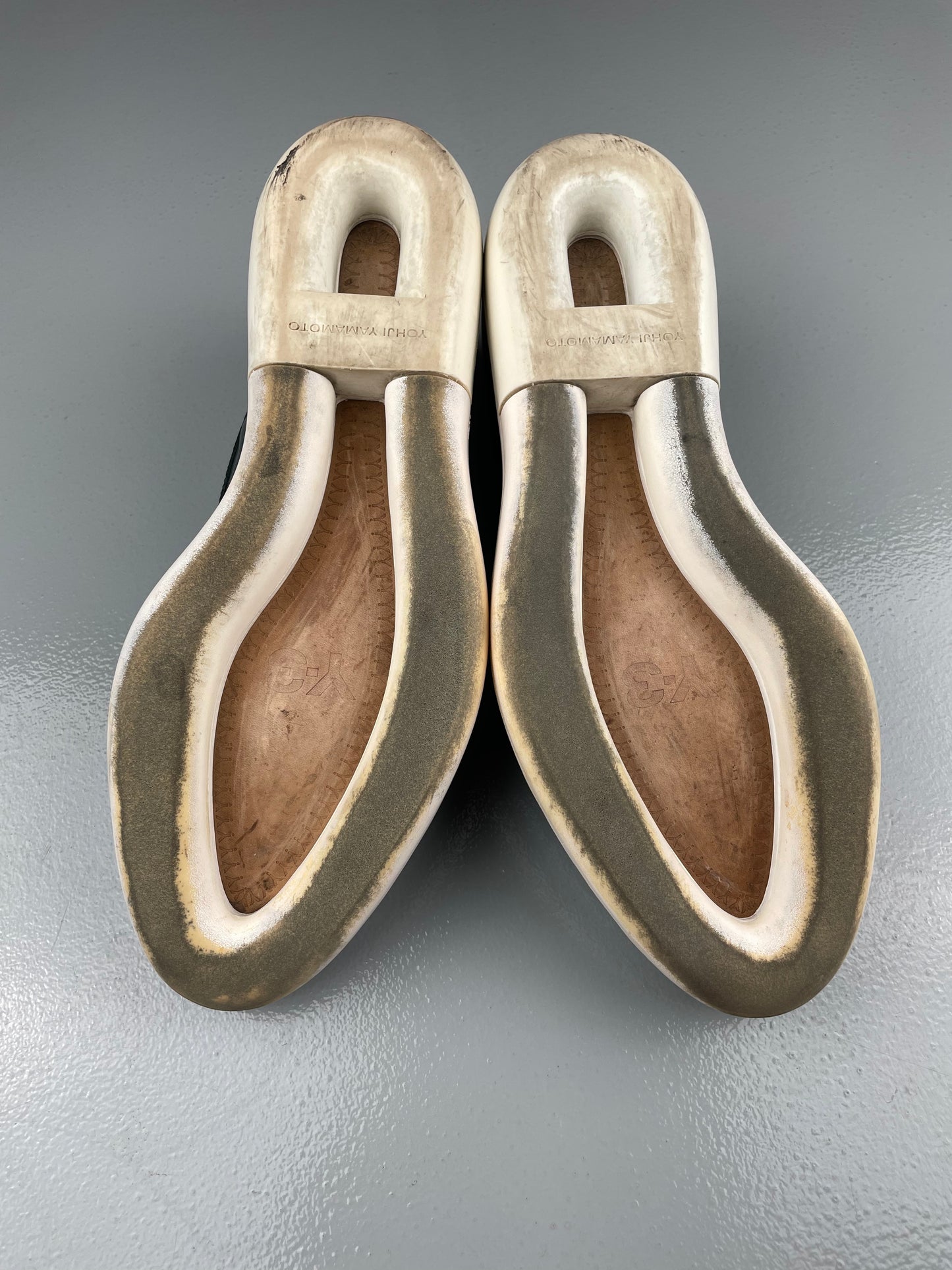 Y-3 sample platform metallic loafers - size 42 2/3