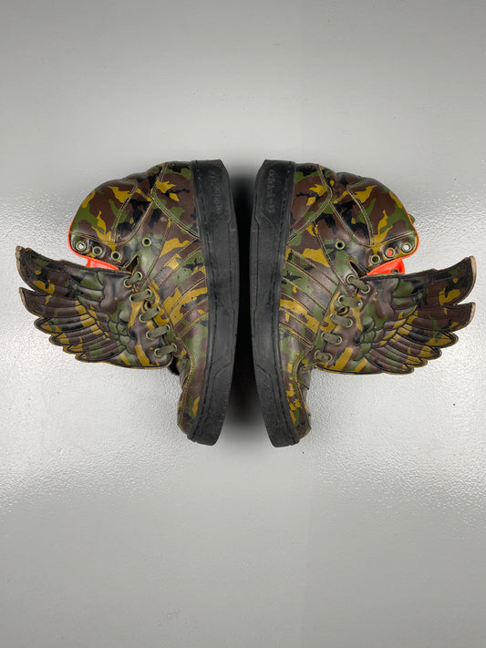 adidas X Jeremy Scott A/W 2011 JS Wings 1.0 Camo - size 43 1/3