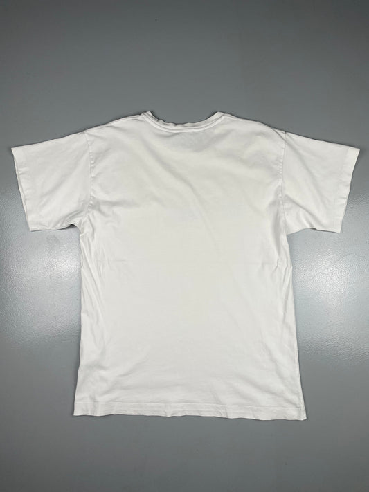 Gosha Rubchinskiy AW18 flags t-shirt (white) - size XL