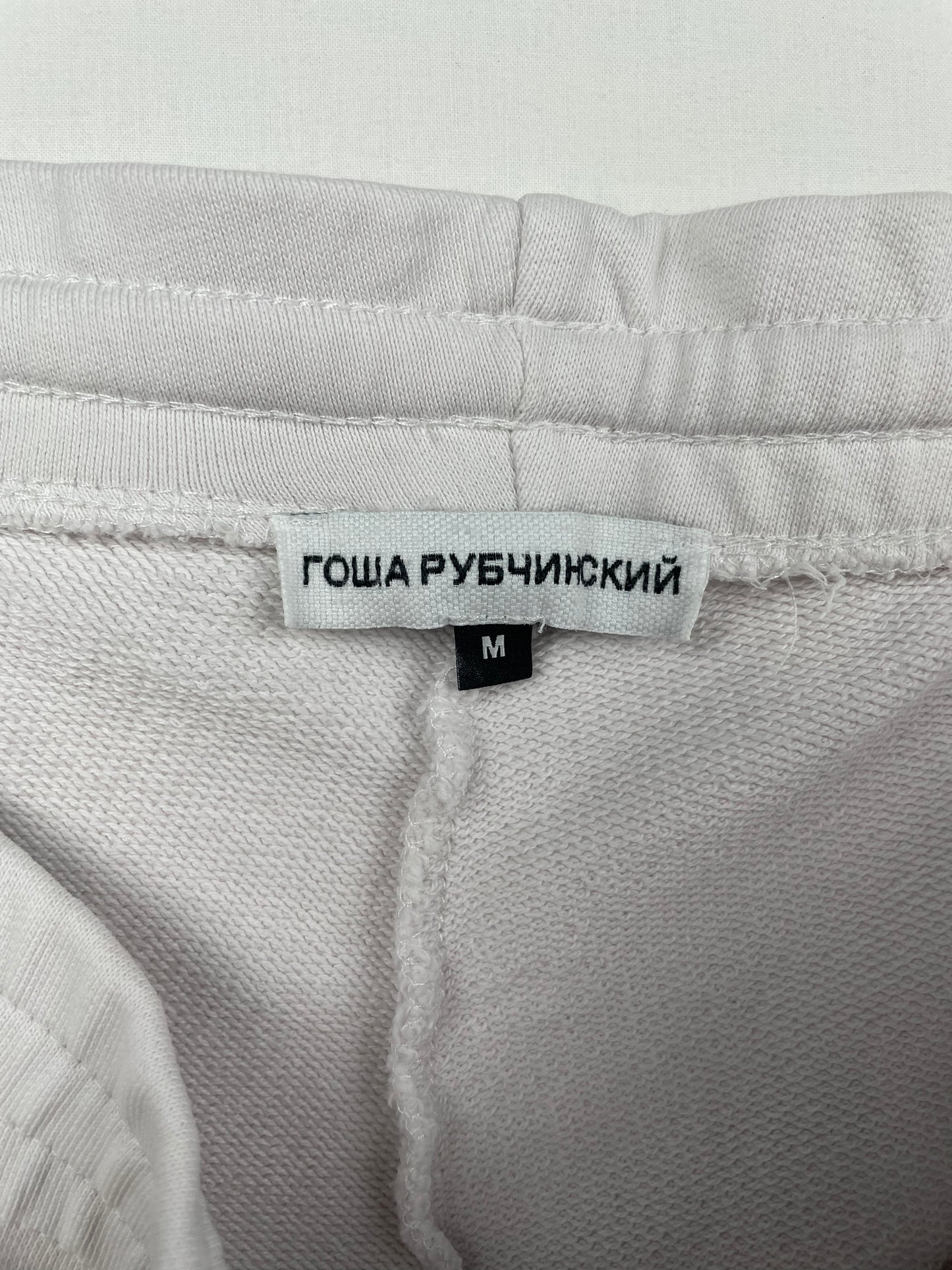 Gosha Rubchinskiy AW17 reflective logo sweatpants