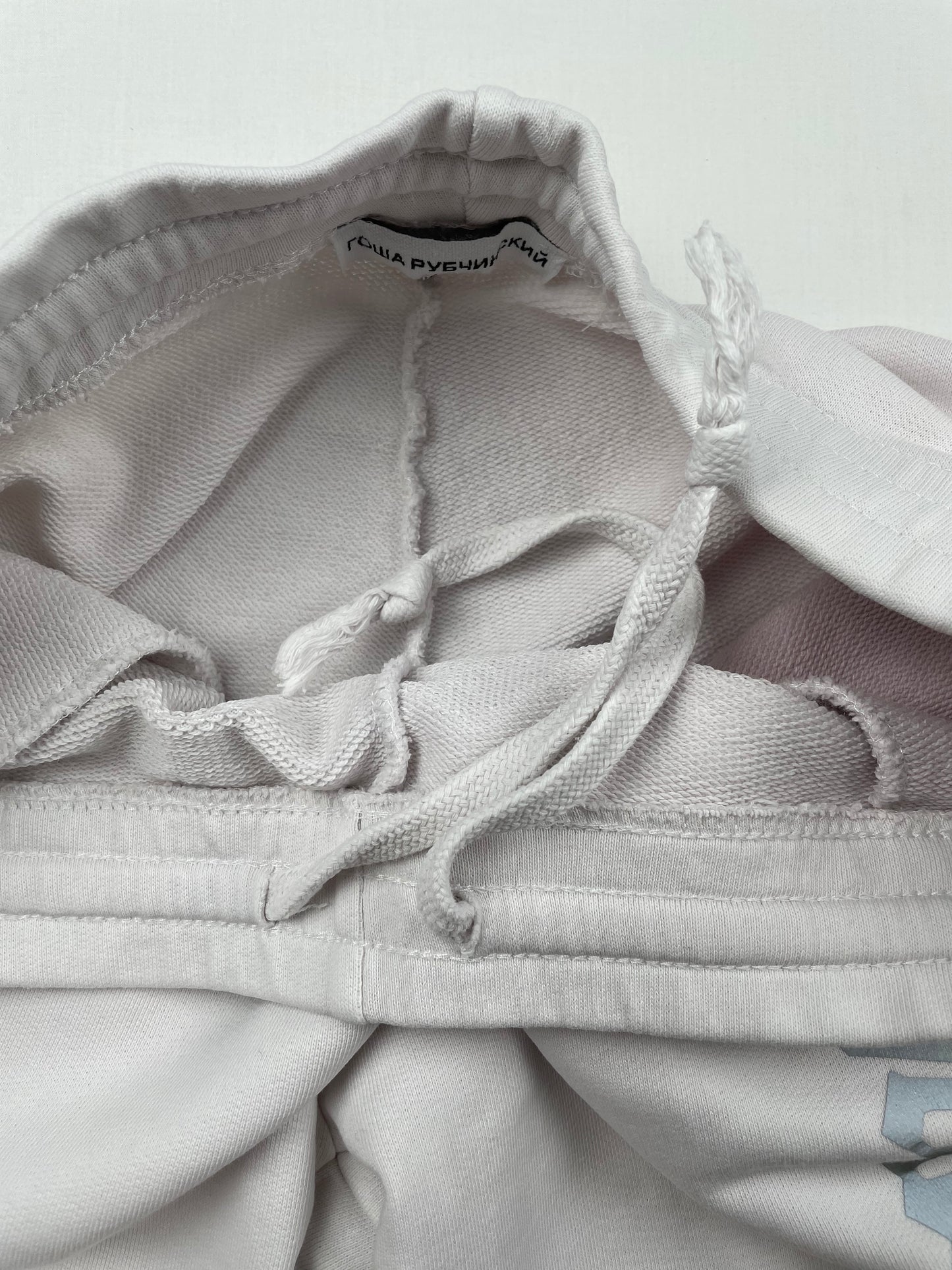 Gosha Rubchinskiy AW17 reflective logo sweatpants