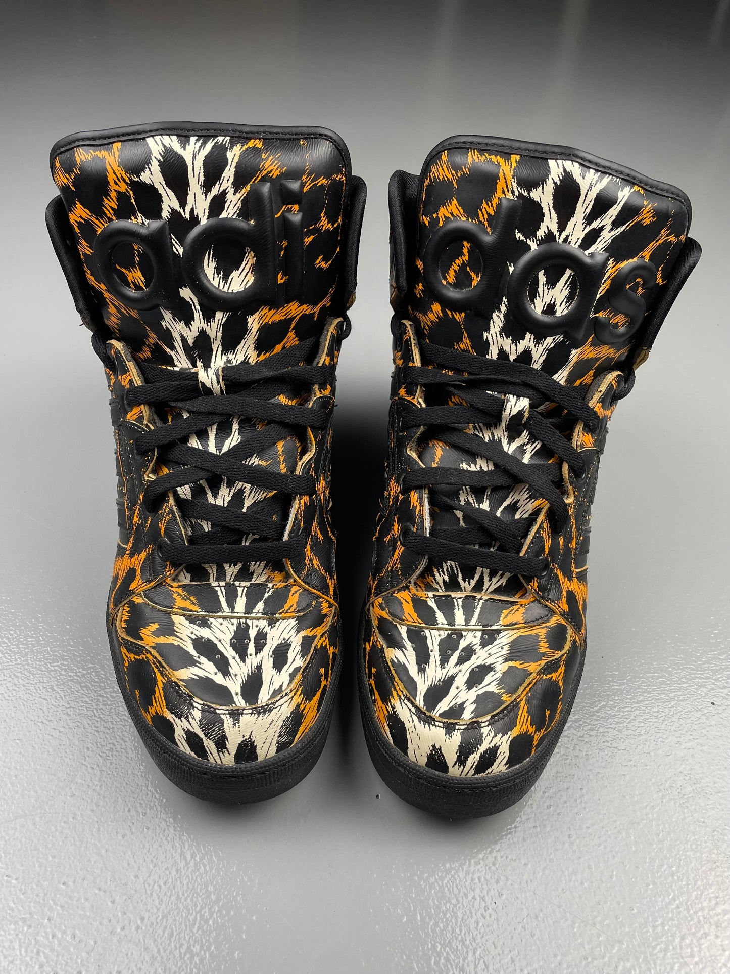 adidas X Jeremy Scott S/S 2014 JS Instinct Hi "Leopard" - size 46