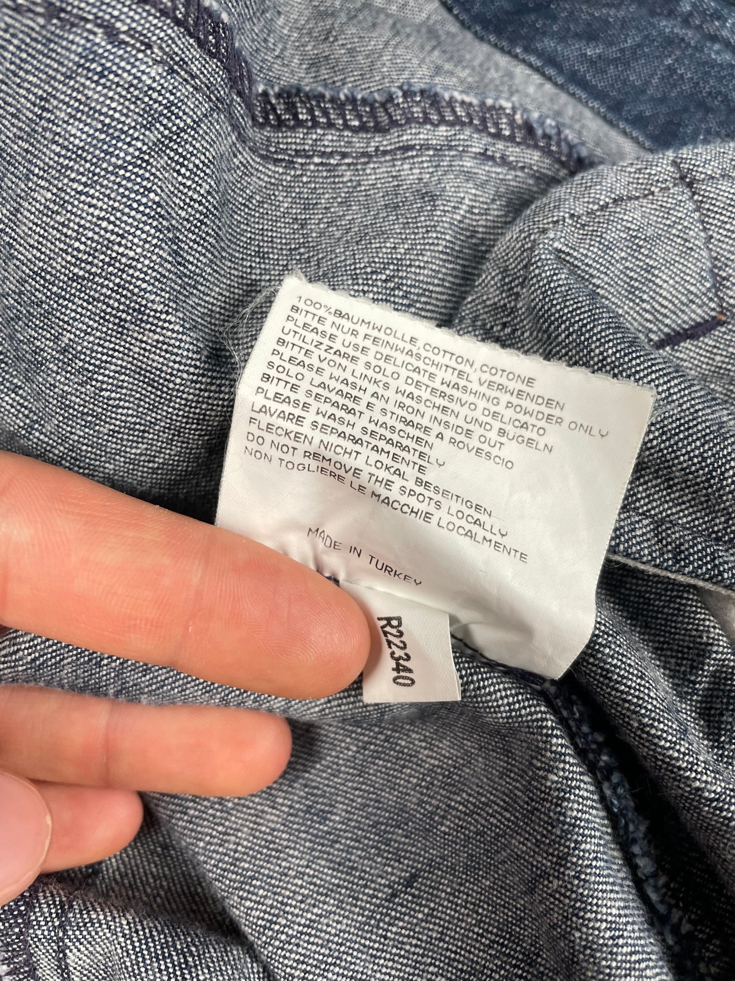 vintage Walter Van Beirendonck W.&L.T. women's denim jacket - size S