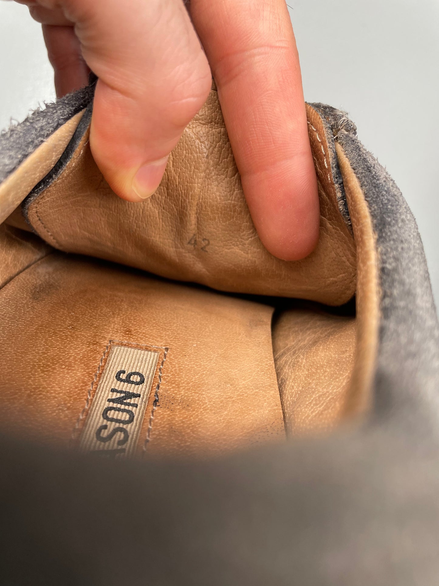 custom YEEZY Season 6 crepe sneakers - size 42