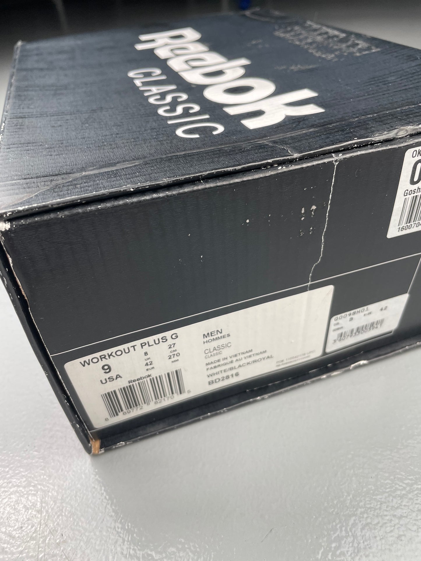 Reebok X Gosha Rubchinskiy 'Rassvet' A/W 2016 Workout Plus G - size 42