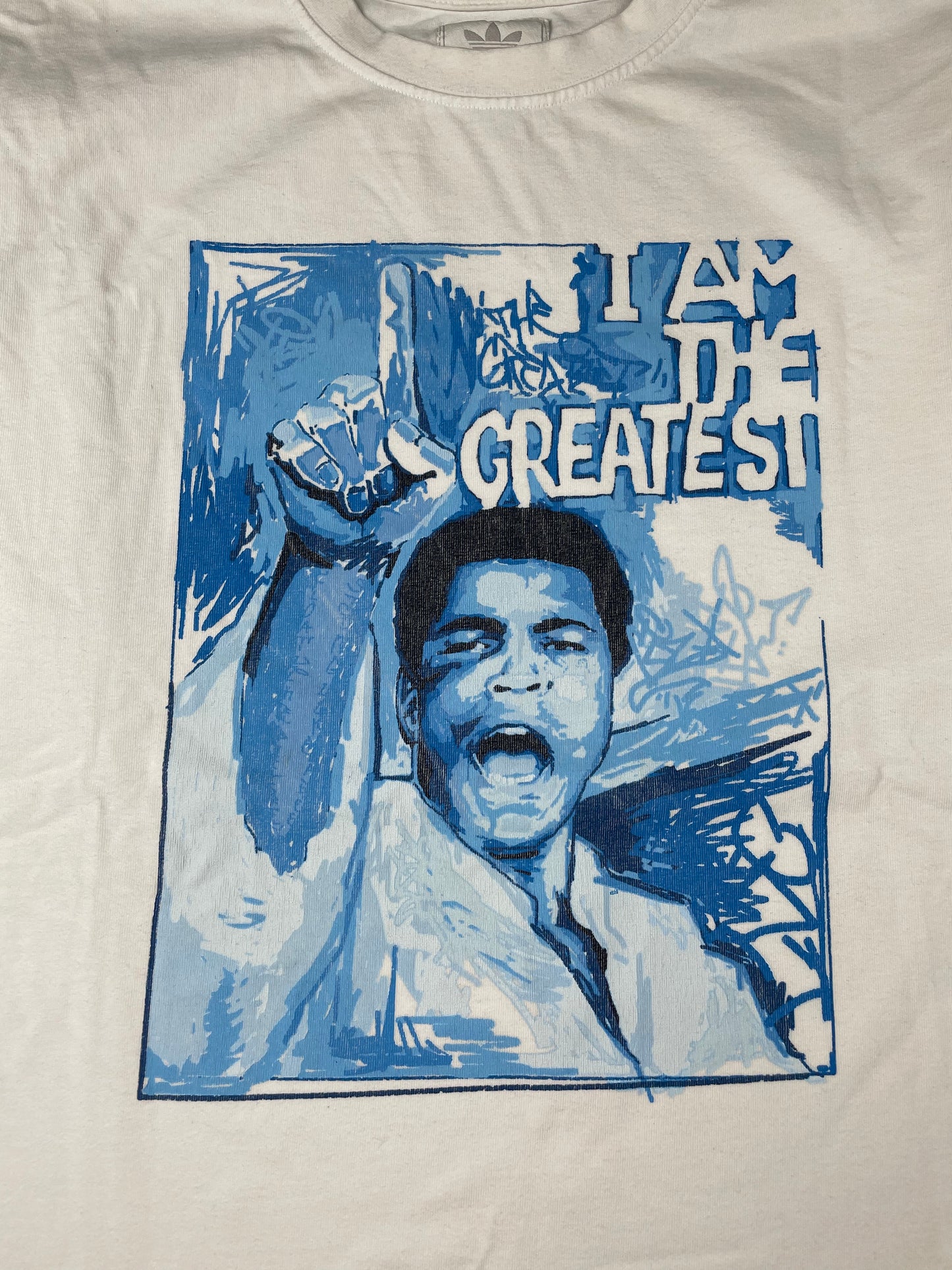 adidas Originals X Muhammad Ali 2000's I AM THE GREATEST t-shirt - size M