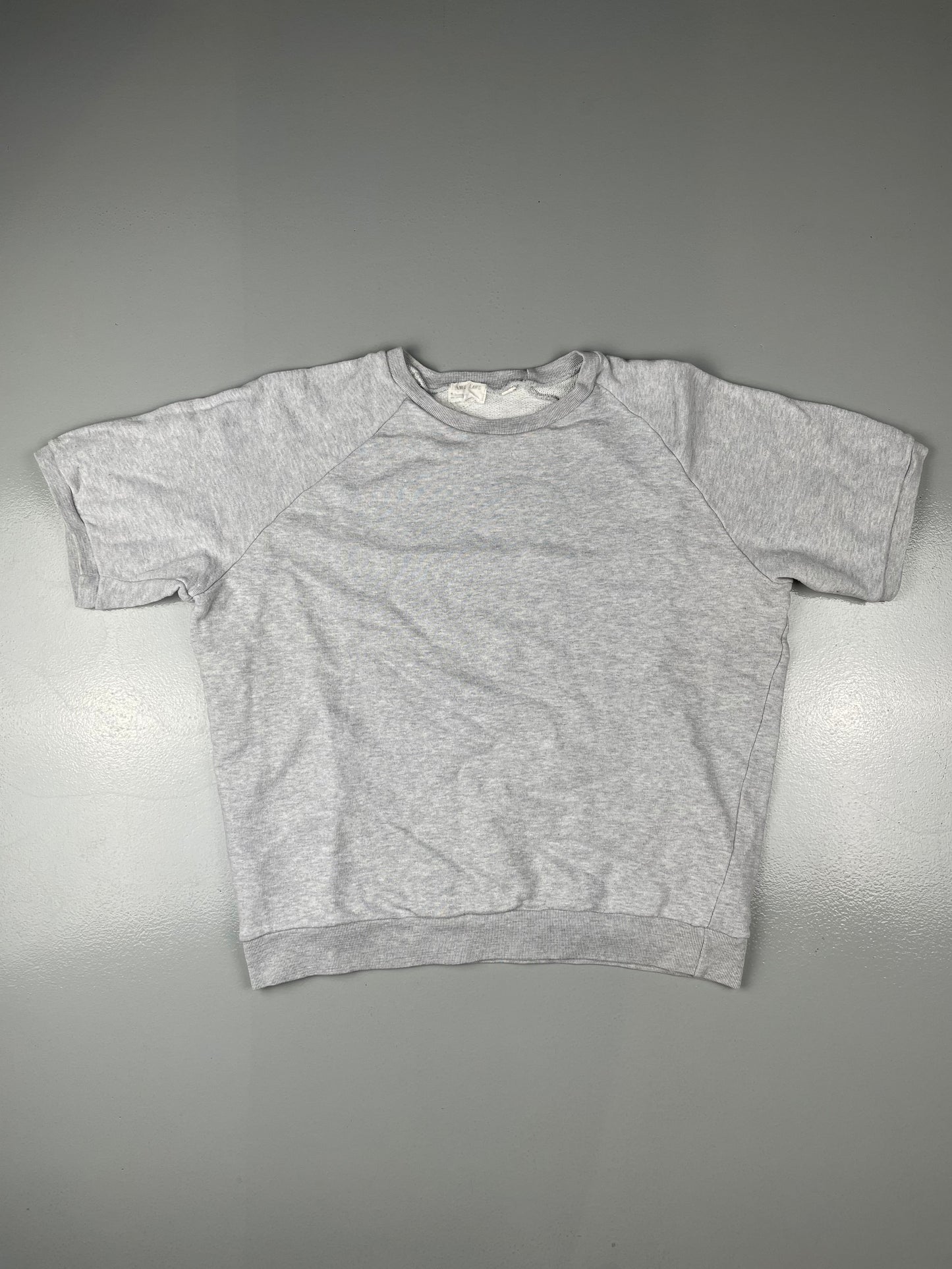 Helmut Lang 1998 women's short sleeve crewneck (grey) - size M