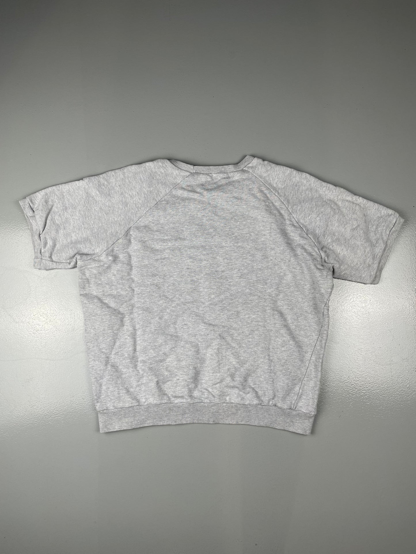Helmut Lang 1998 women's short sleeve crewneck (grey) - size M