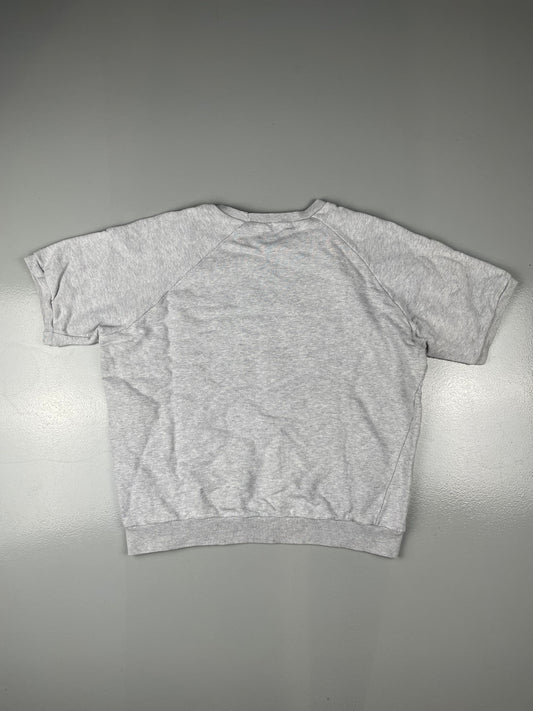 Helmut Lang 1998 women's short sleeve crewneck (grey) - size M